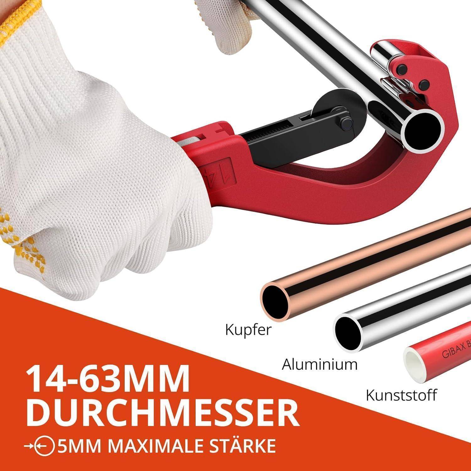 Rohrschneider 14-65 mm Schnelleinstellung Entgrater für Kupfer
