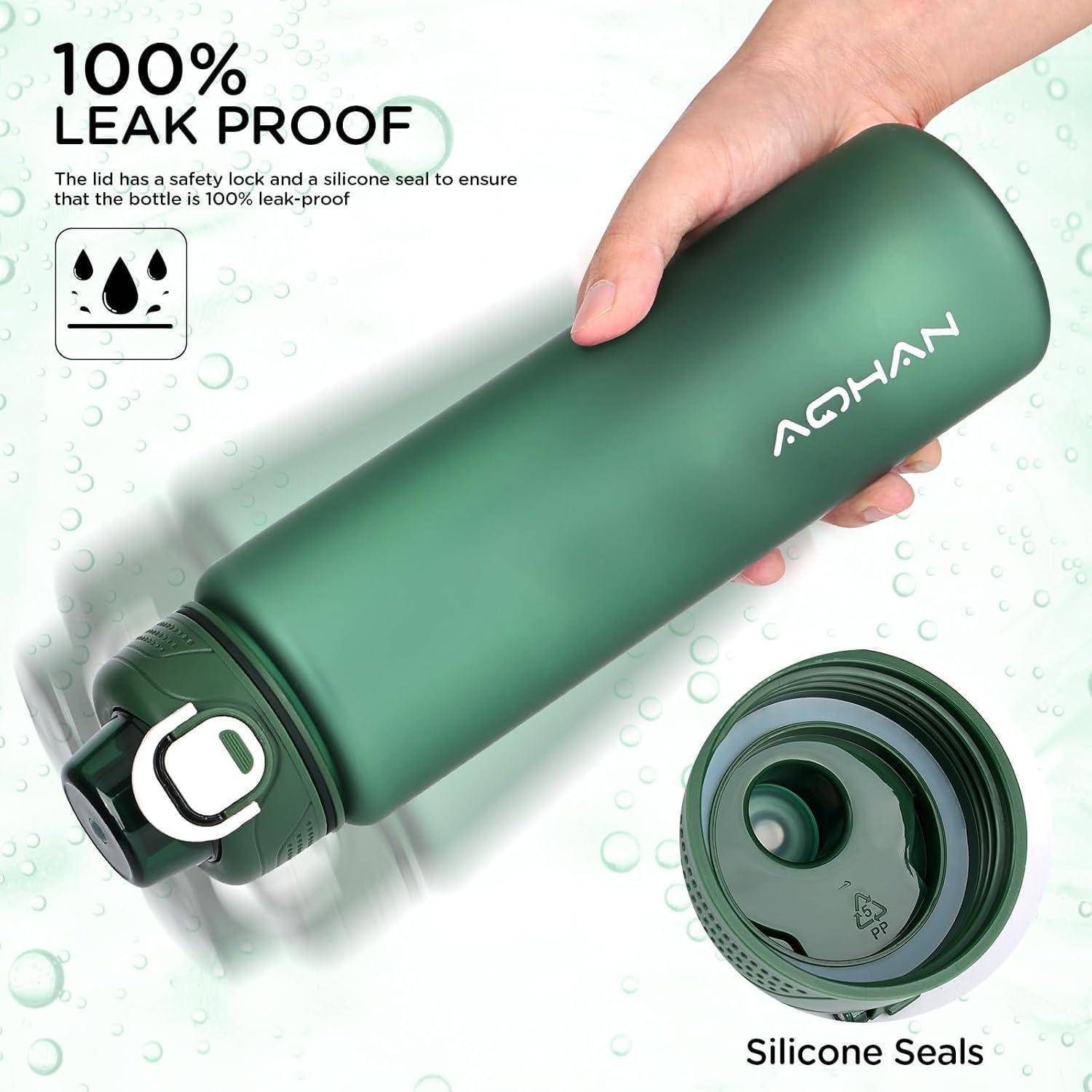 Trinkflasche 600ml BPA Frei Sport Wasserflasche Auslaufsicher mit