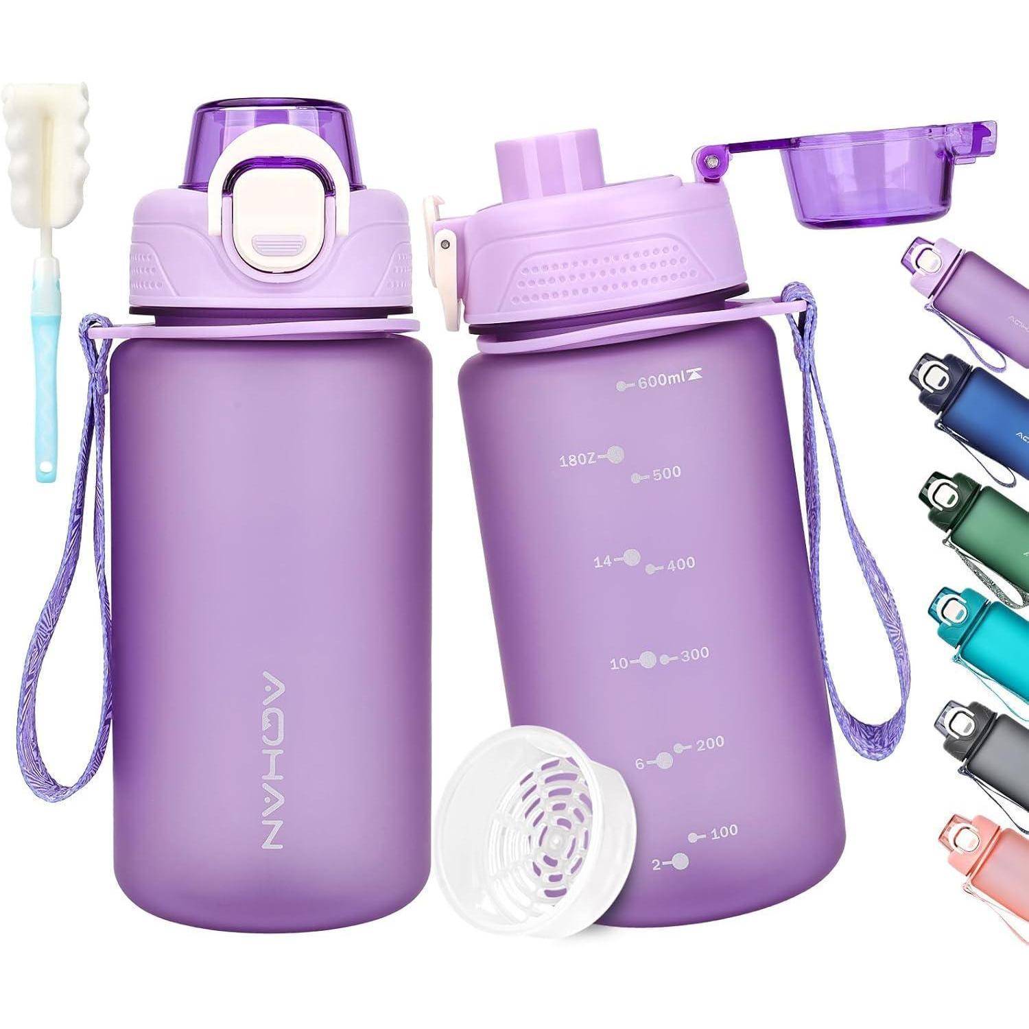 Trinkflasche 600ml BPA frei Sport Kohlensäure geeignet Auslaufsicher