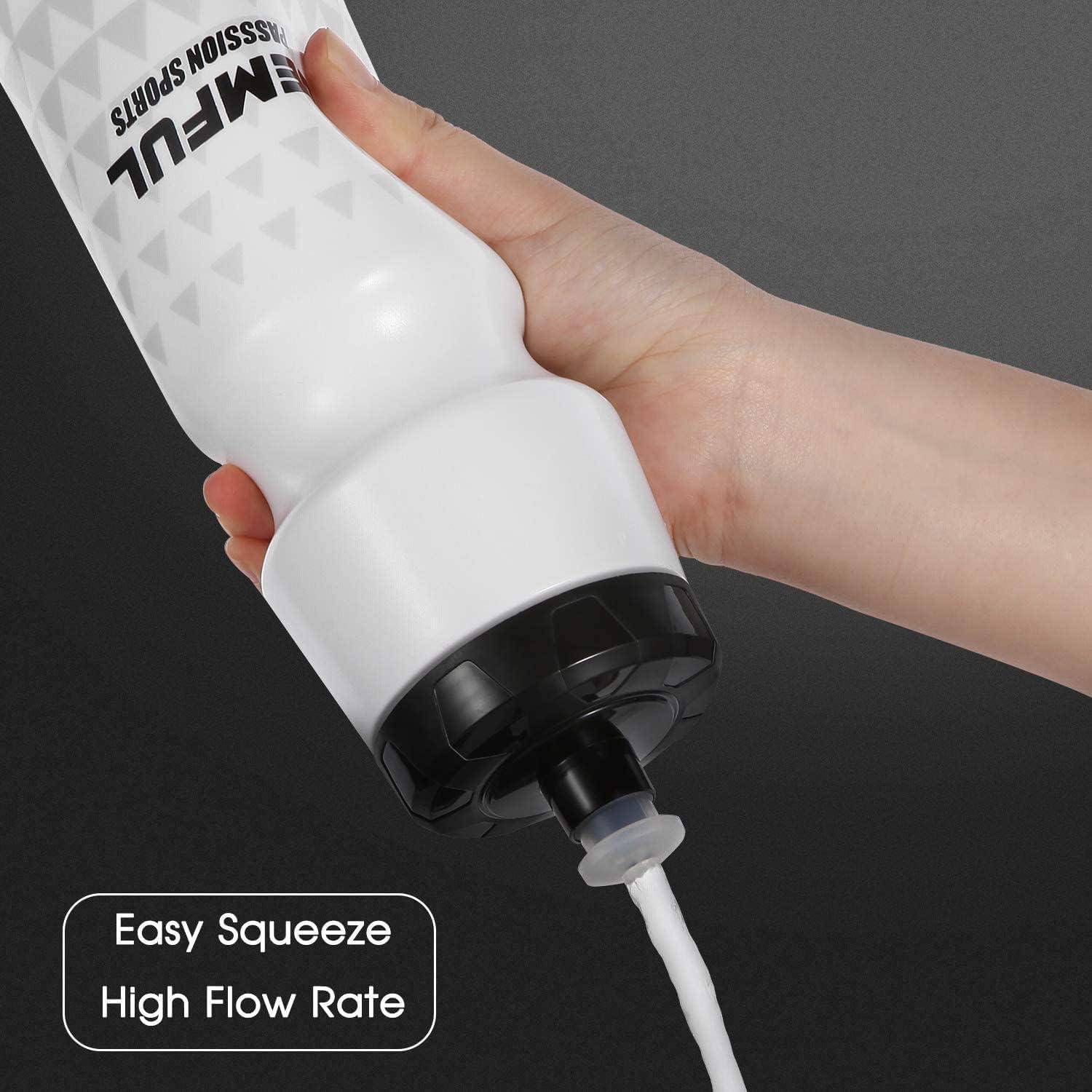 Fahrrad Trinkflasche 750ml BPA Frei Auslaufsicher Gym Flasche