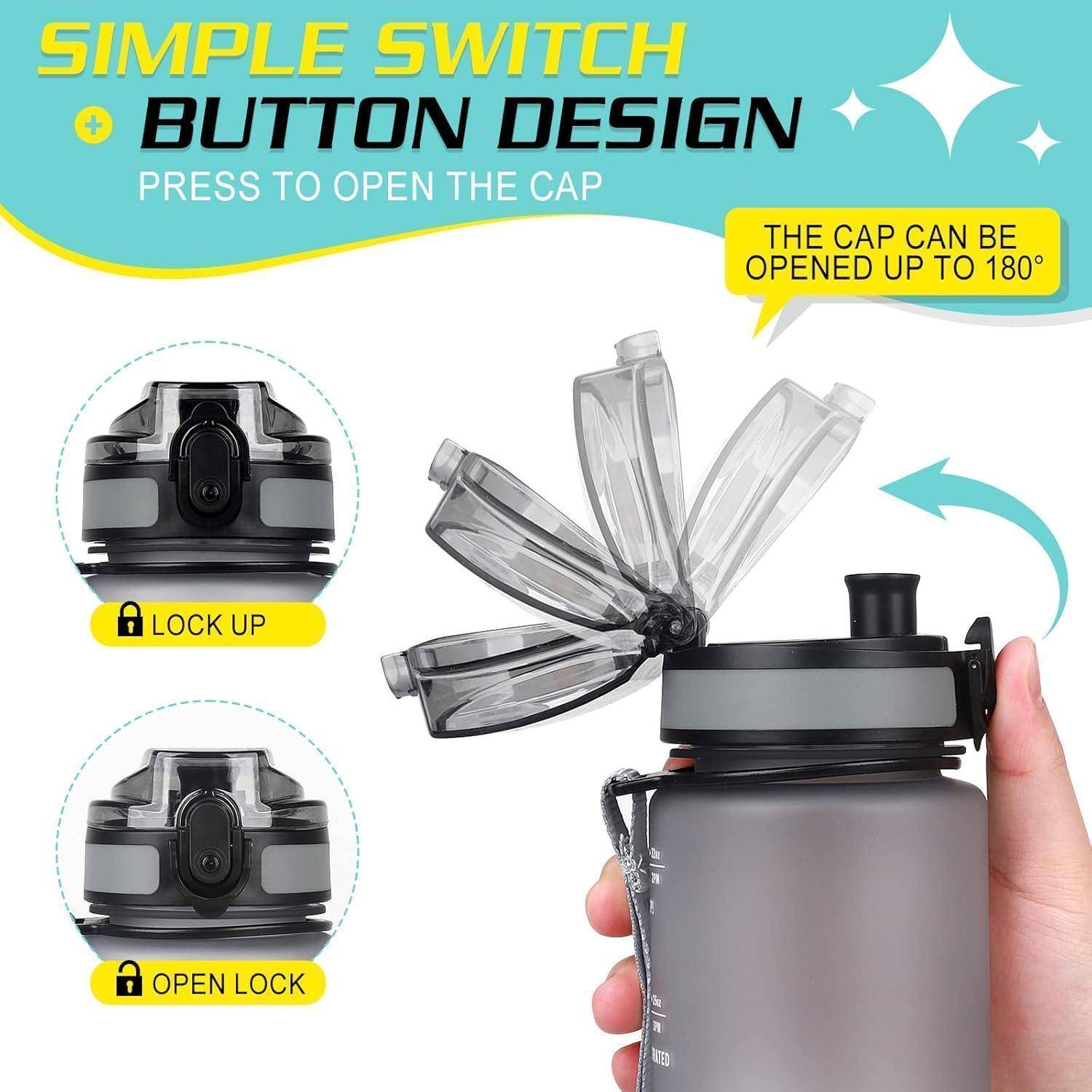 Einfaches Schalter- und Tastendesign, Drücken zum Öffnen des Verschlusses