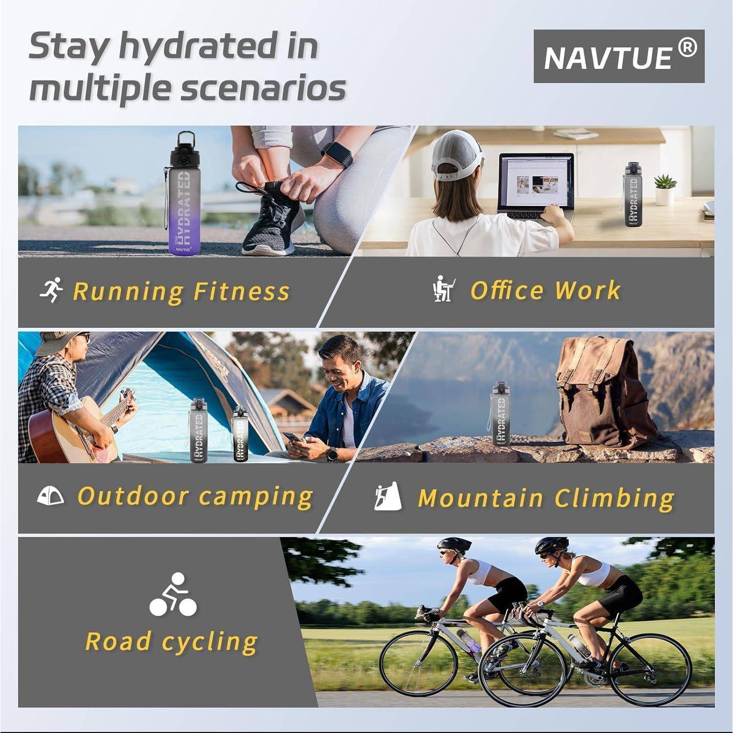 Trinkflasche 500ml BPAfrei Schwarzgrau Schnelltrink 500ml