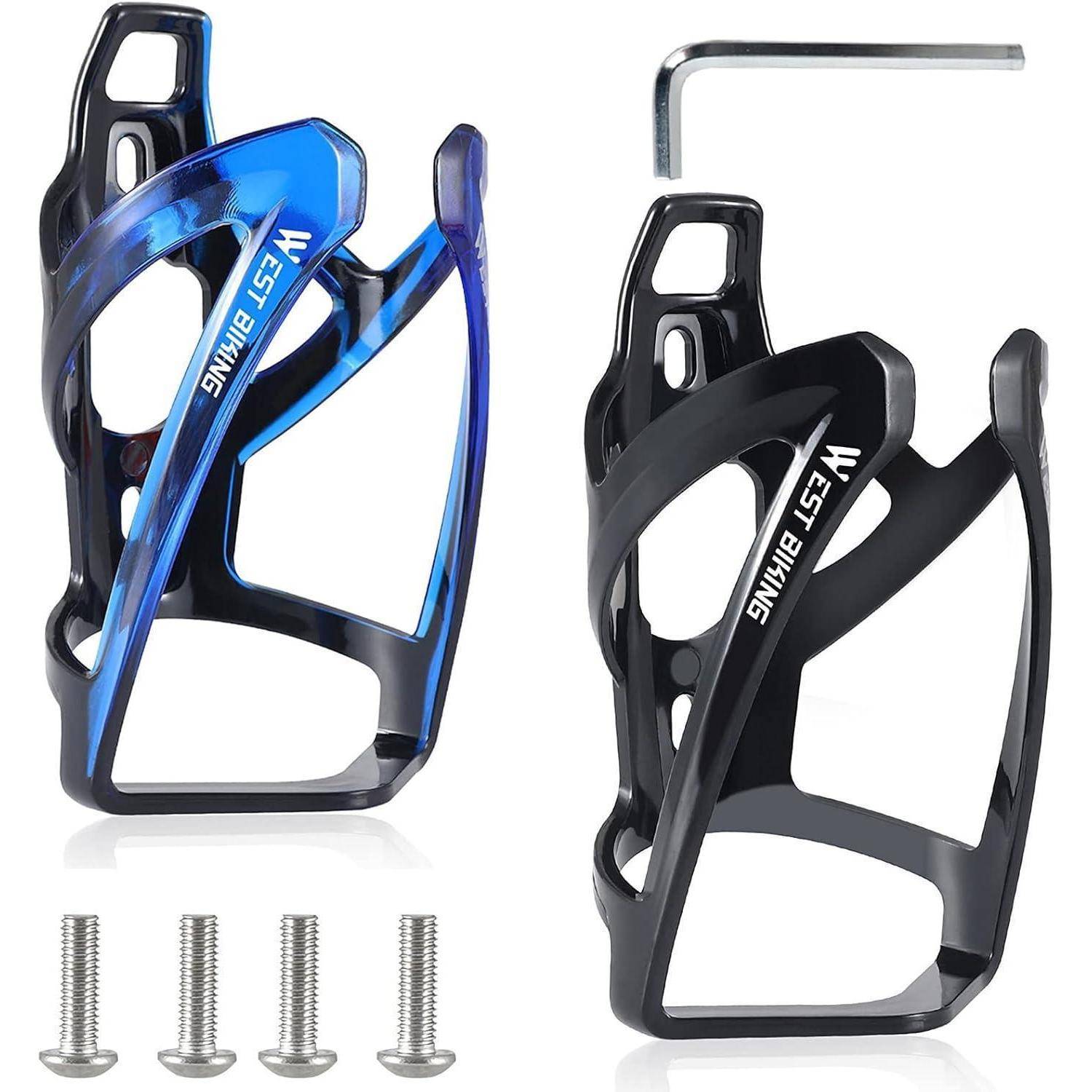 Flaschenhalter Fahrrad Getränkehalter Trinkflaschenhalter Blau*2