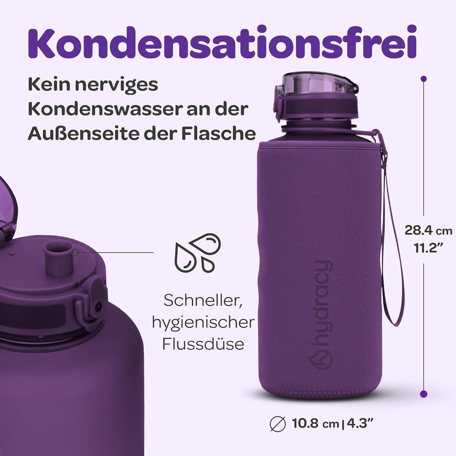 Trinkflasche Fruchteinsatz BPAfrei 2L - Schnelltrink Berry Blue