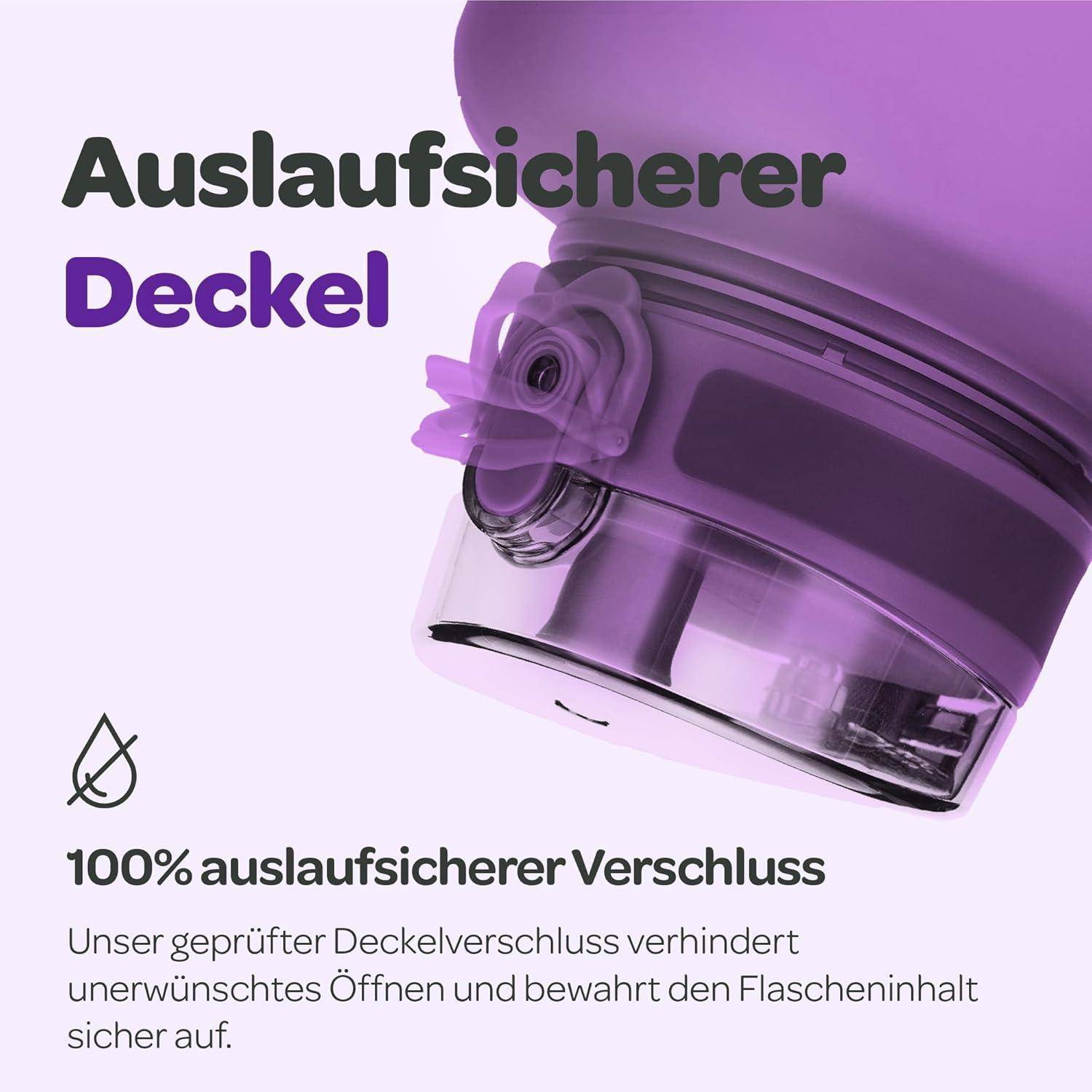 Trinkflasche Fruchteinsatz BPAfrei 2L - Schnelltrink Berry Blue