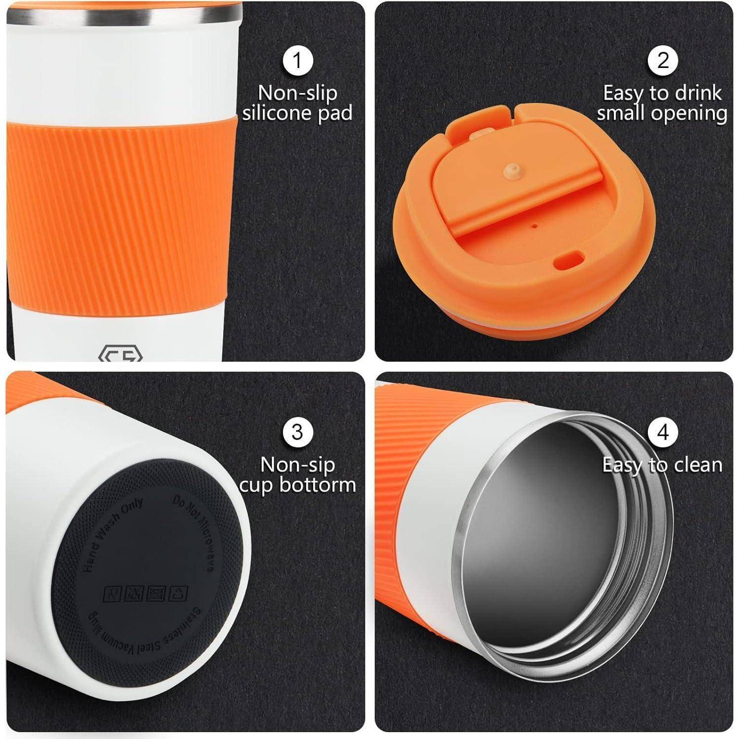 Thermobecher Isolierbecher Edelstahl Travel Mug 380ml Vakuum