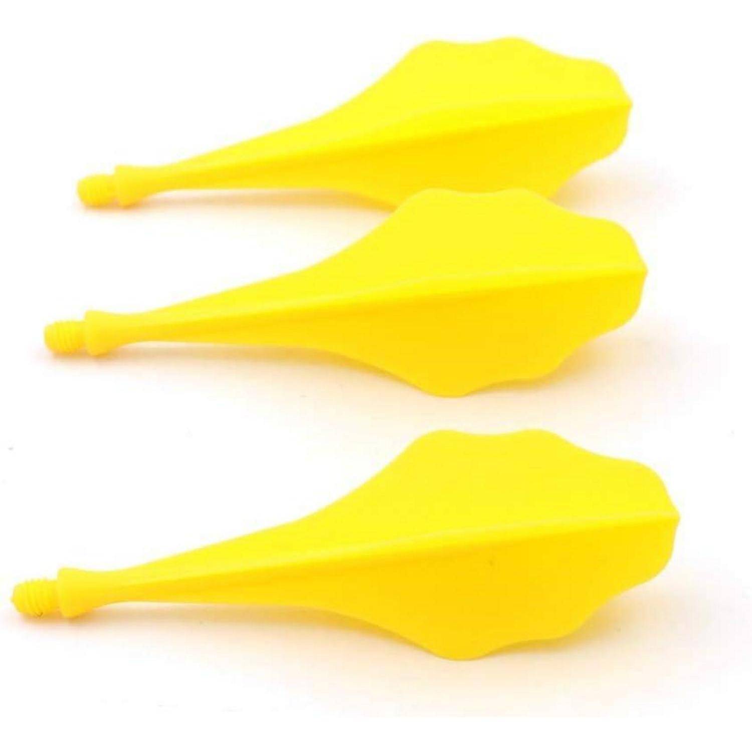 Neue integrierte Dartflüge gelbe Welle 3er-Set hochwertig