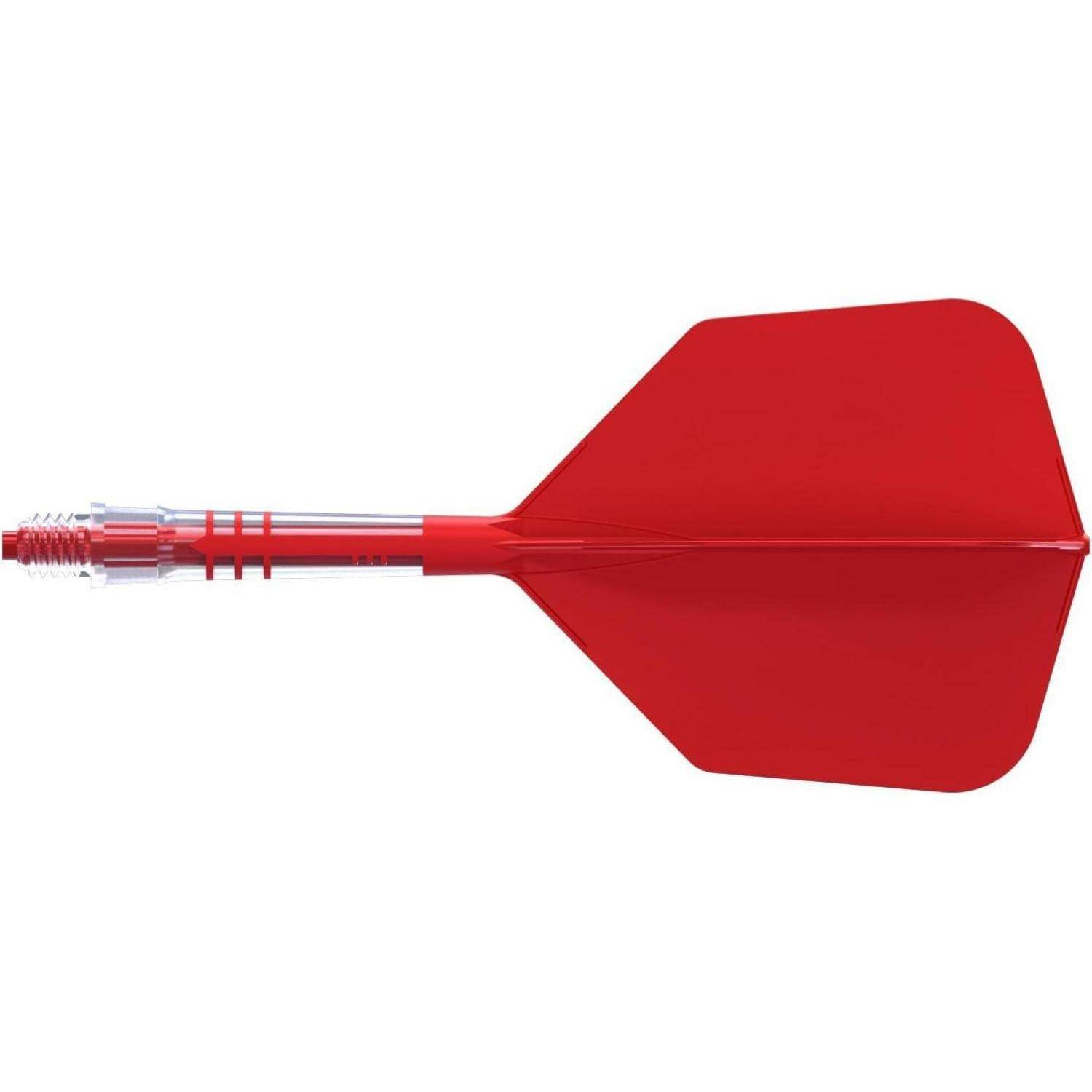 Dartschaft Carbon T19 Flight Big roter Flight roter Schaft Größe 3
