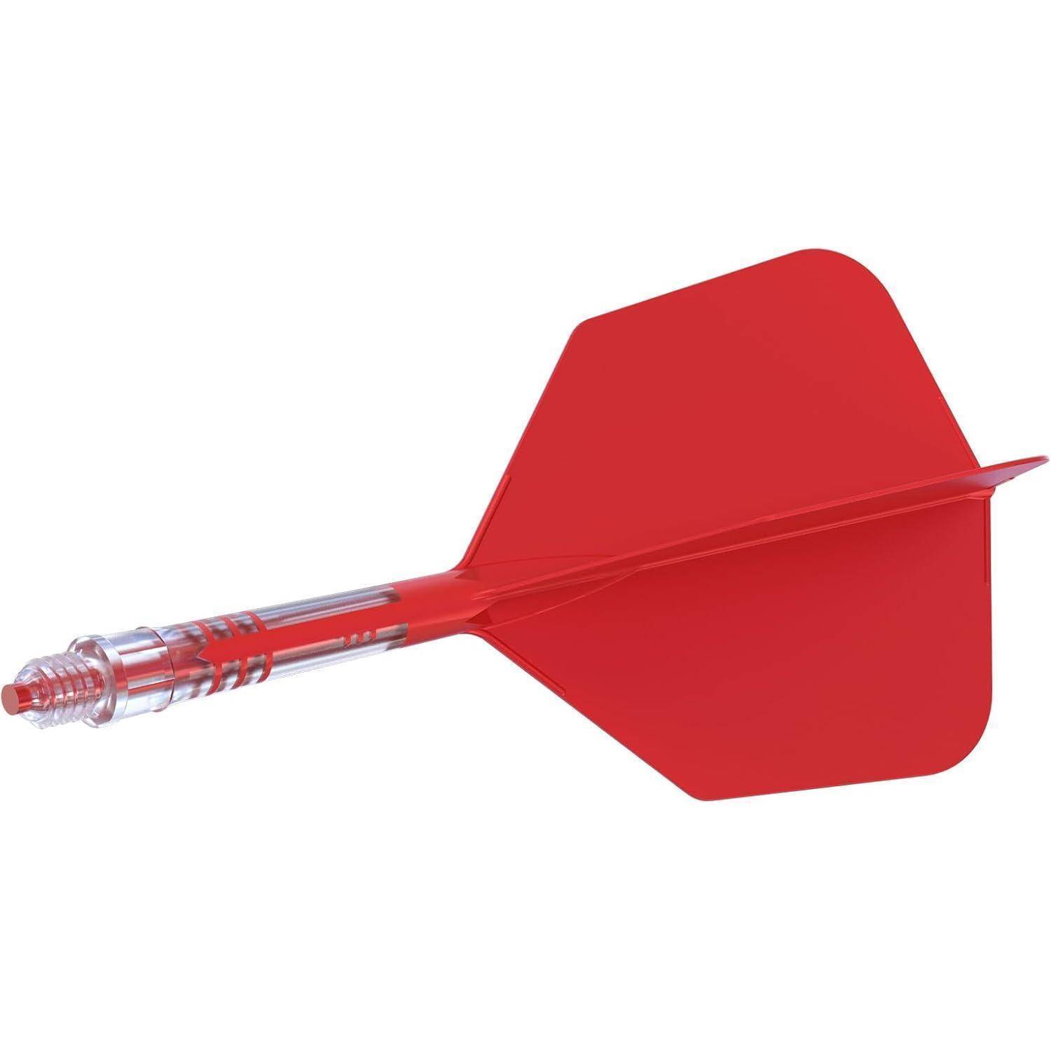 Dartschaft Carbon T19 Flight Big roter Flight roter Schaft Größe 3