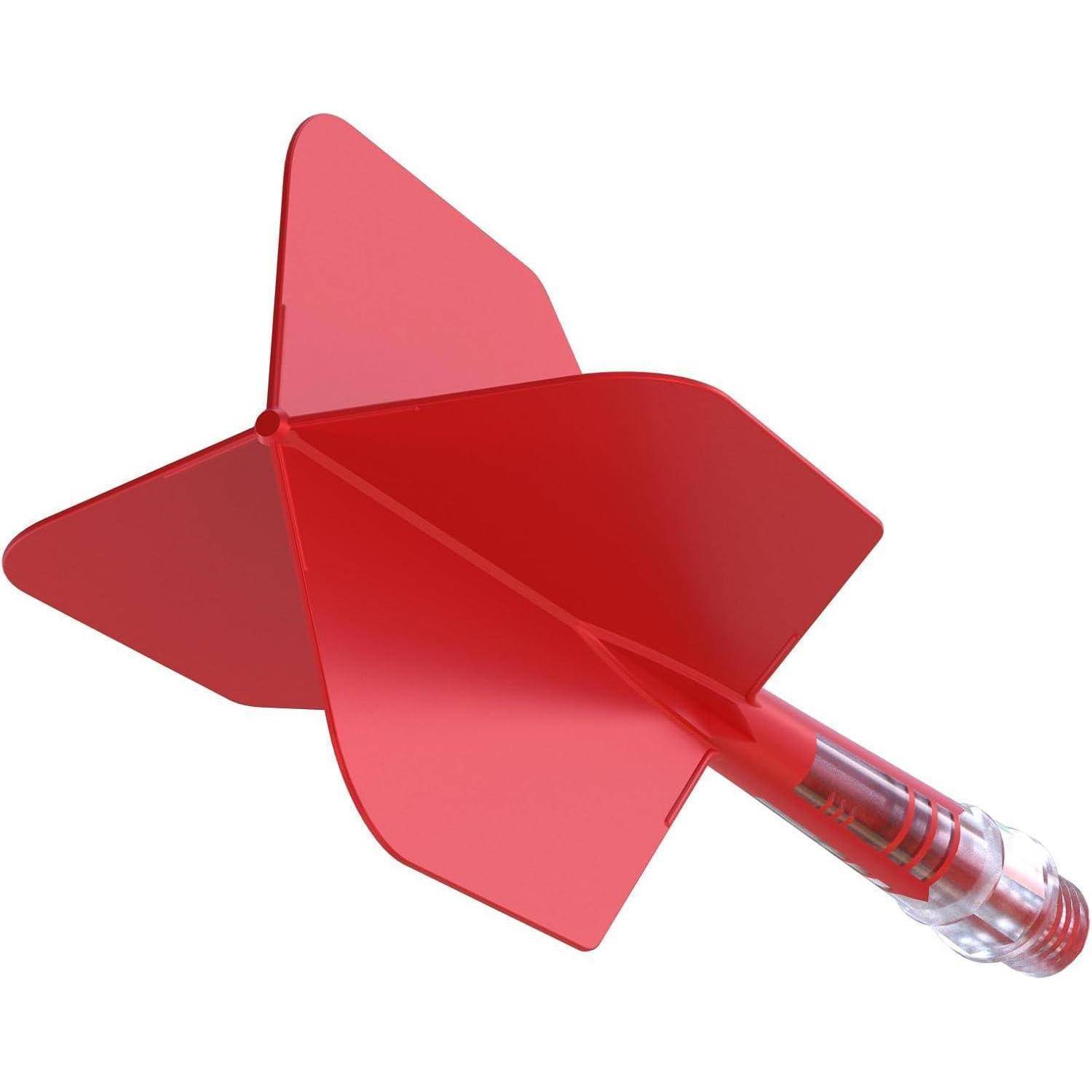 Dartschaft Carbon T19 Flight Big roter Flight roter Schaft Größe 3