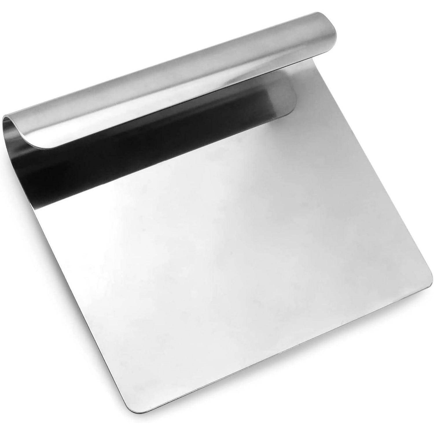 Teigspachtel Edelstahl 14 x 12 cm ergonomisch