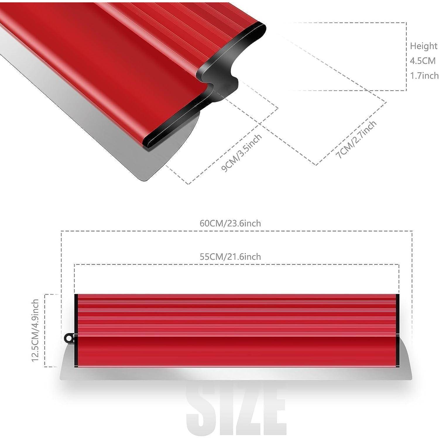 Flächenspachtel Edelstahlklinge 60cm Werkzeug Wand Bau 24 Inch