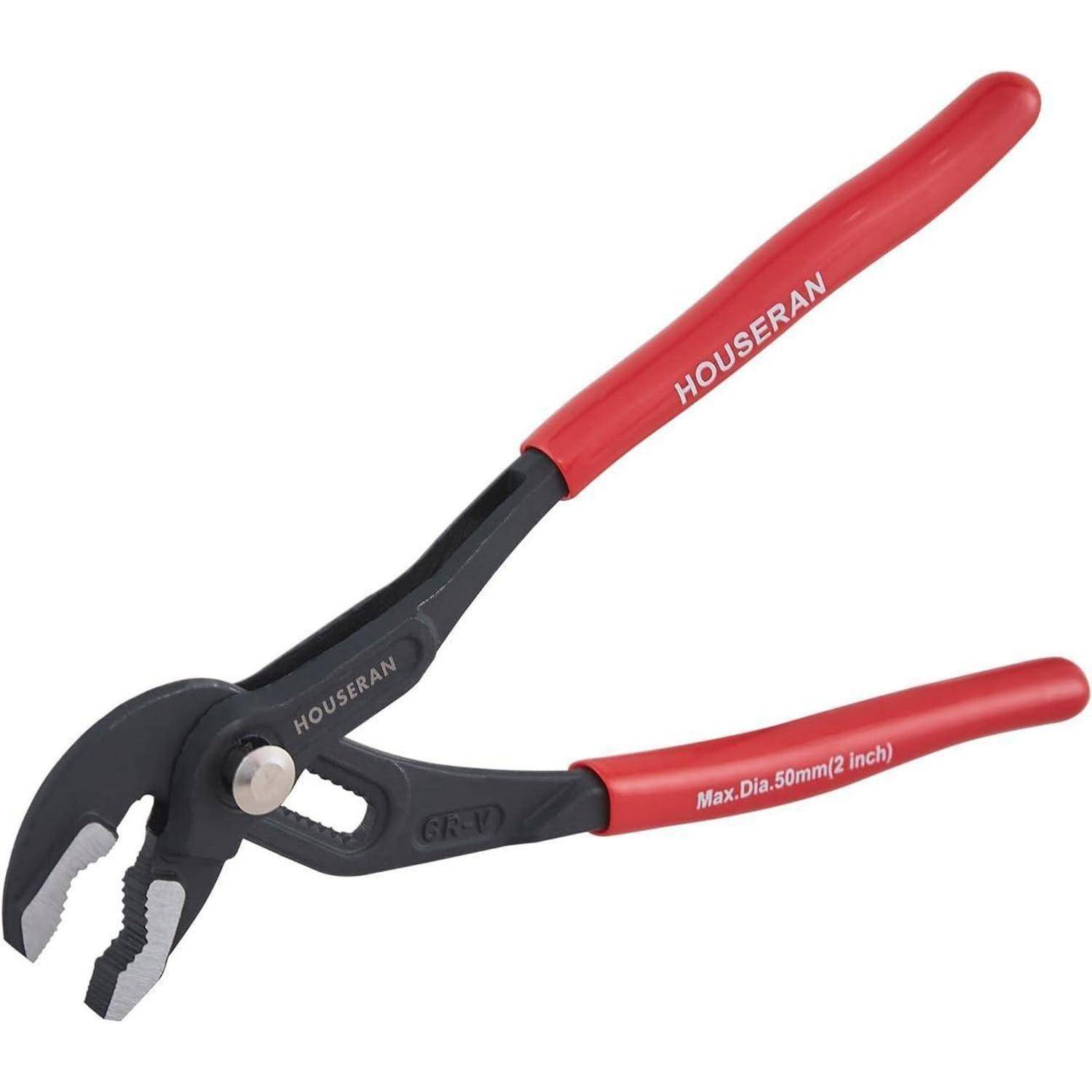Wasserpumpenzange 248mm Nut und Feder rote Griffe