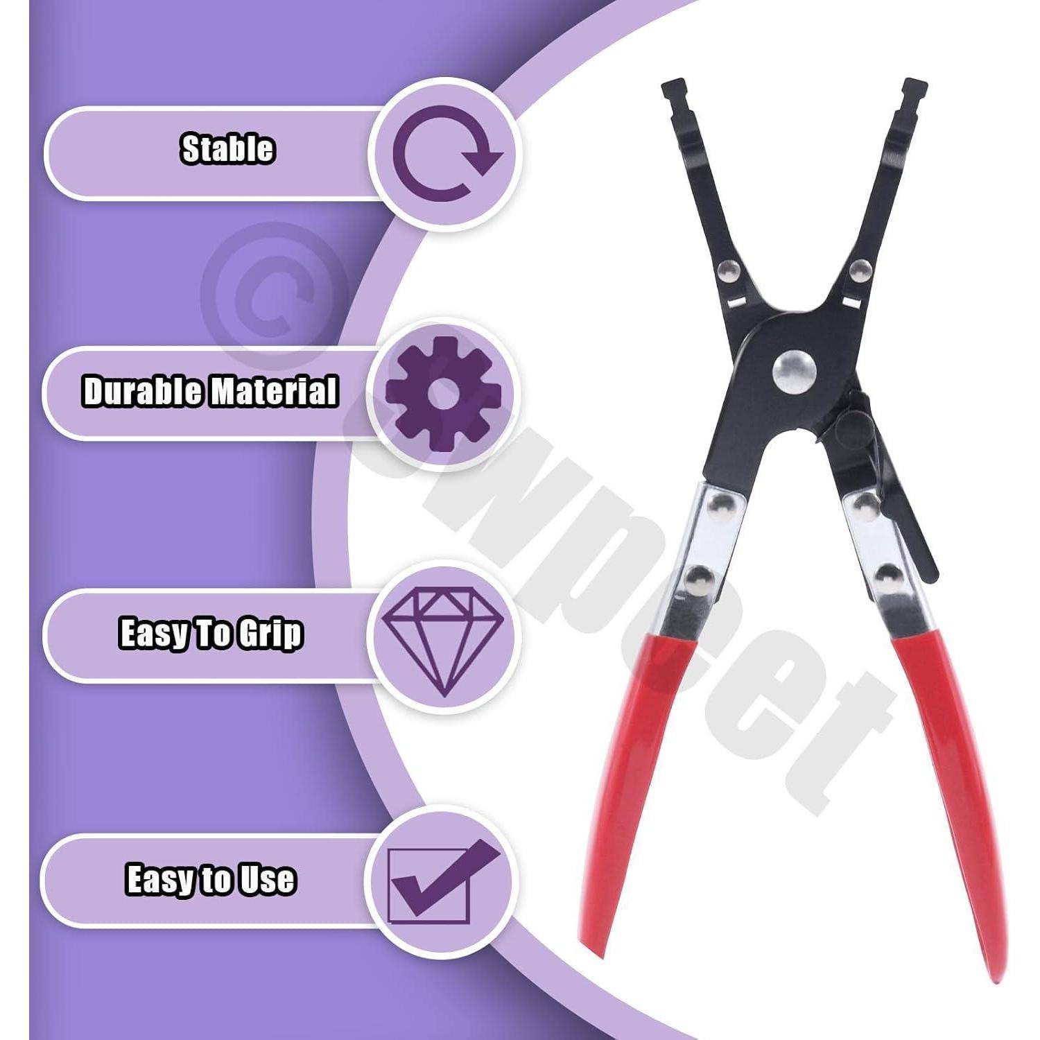 Lötzange 25,4 cm rot Edelstahl einhand Drahtklemme für Autoreparatur