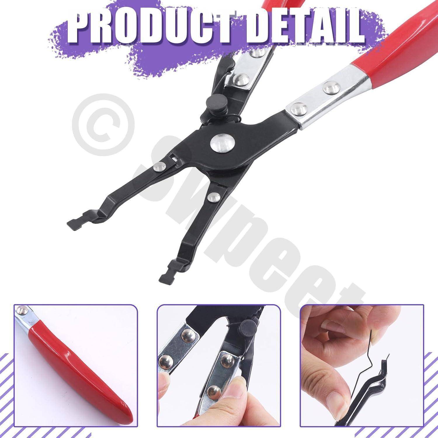 Lötzange 25,4 cm rot Edelstahl einhand Drahtklemme für Autoreparatur