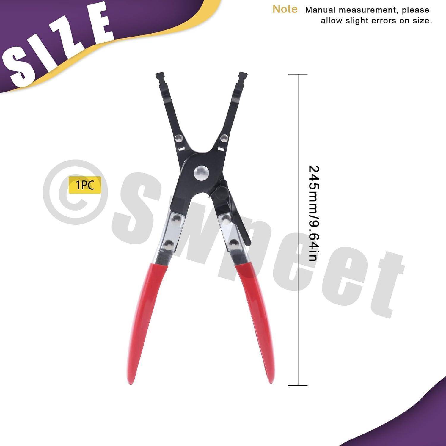 Lötzange 25,4 cm rot Edelstahl einhand Drahtklemme für Autoreparatur