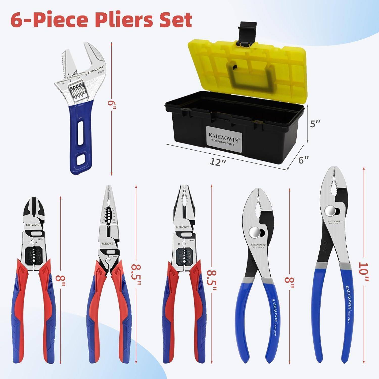 Zangenset Seitenschneider Kombizange Spitzzange Reparatur Set