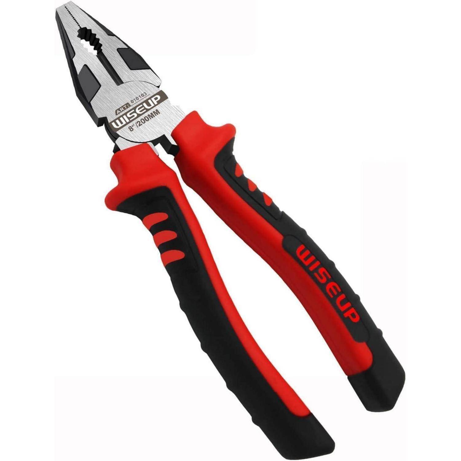 Kombizange 20 cm CrV mit Seitenschneider für Kupfer Aluminium