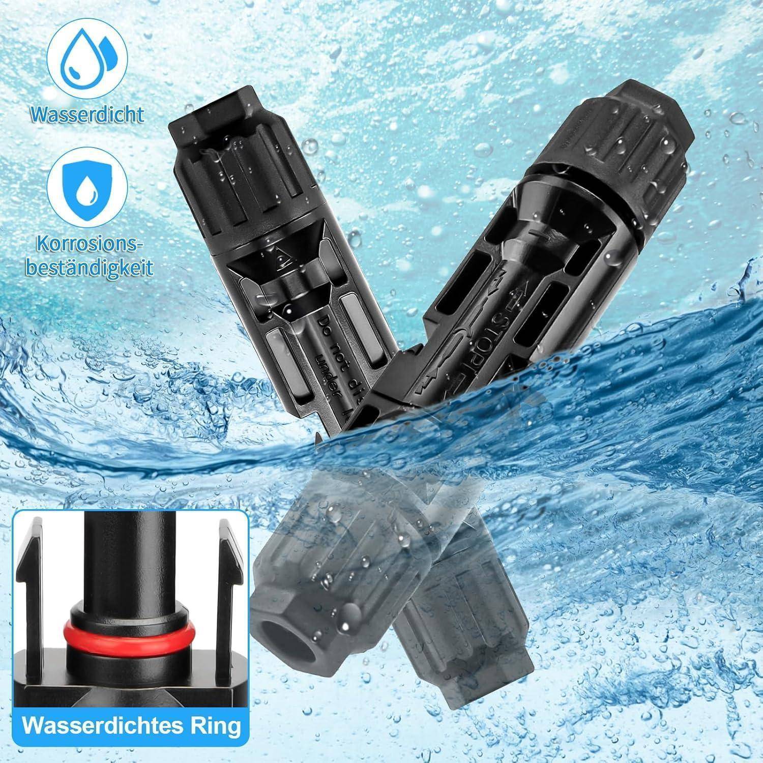 Crimpzange Set Solar 2,5/4/6 mm² PV 14 Paar Stecker