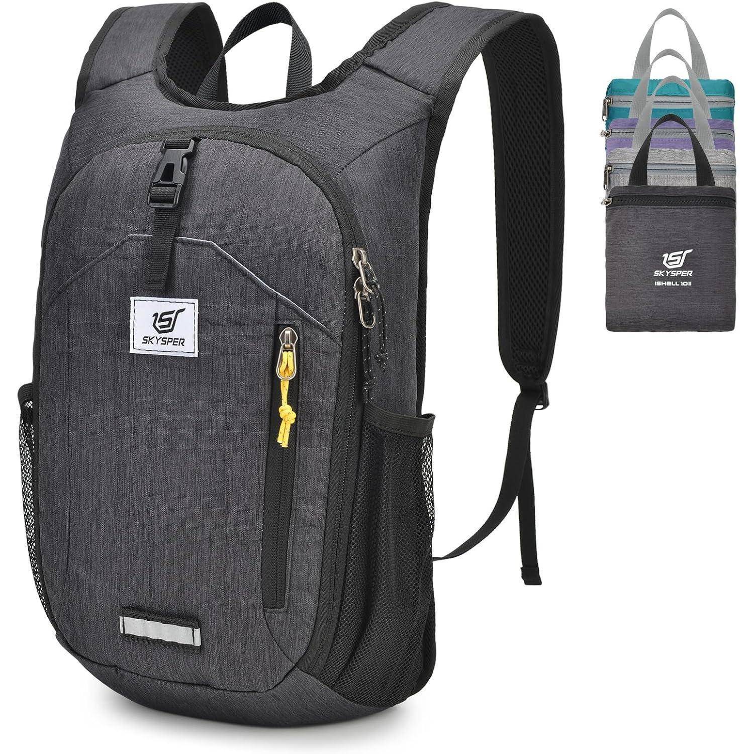 10L Faltbarer Rucksack Wanderrucksack Daypack Reiserucksack für