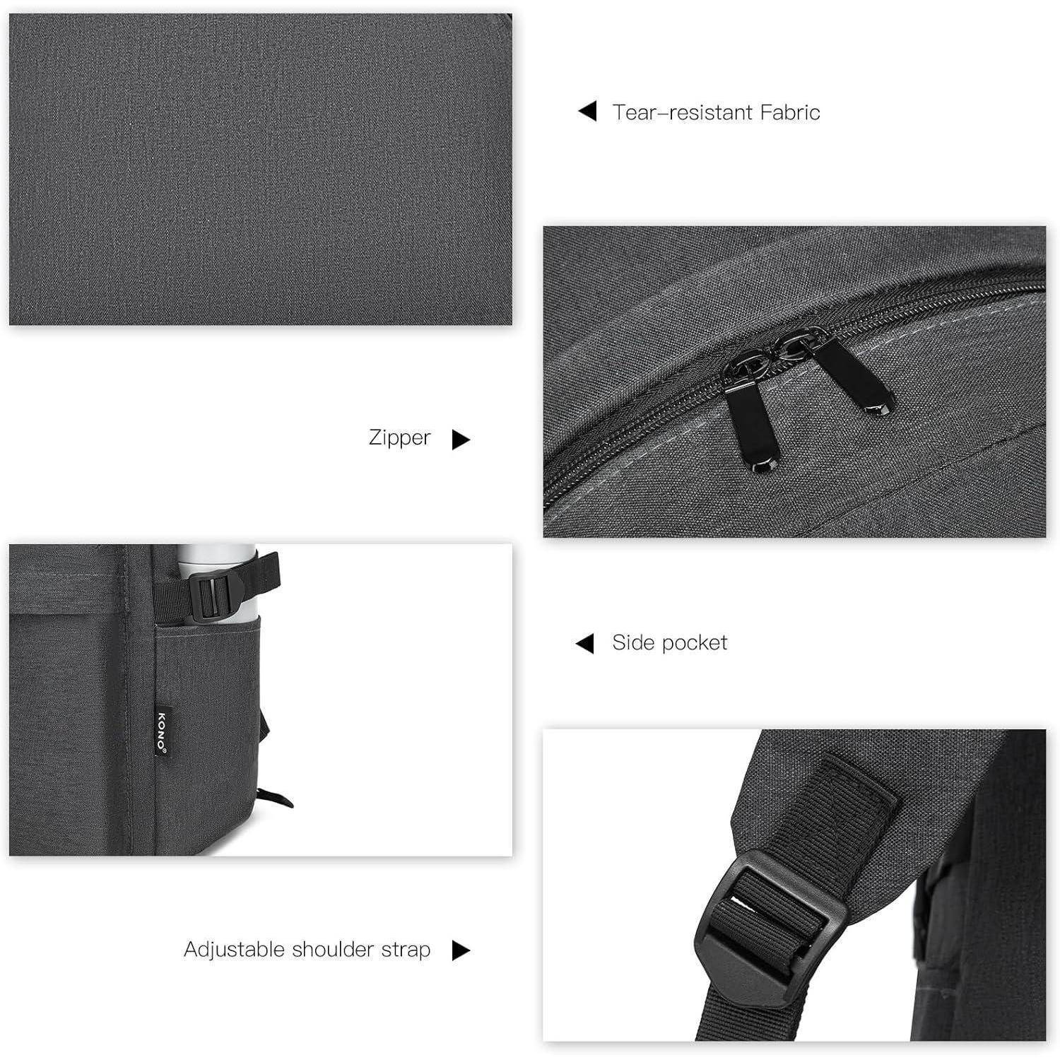 Schulrucksack College wasserabweisend leicht 15,4 Zoll Laptop