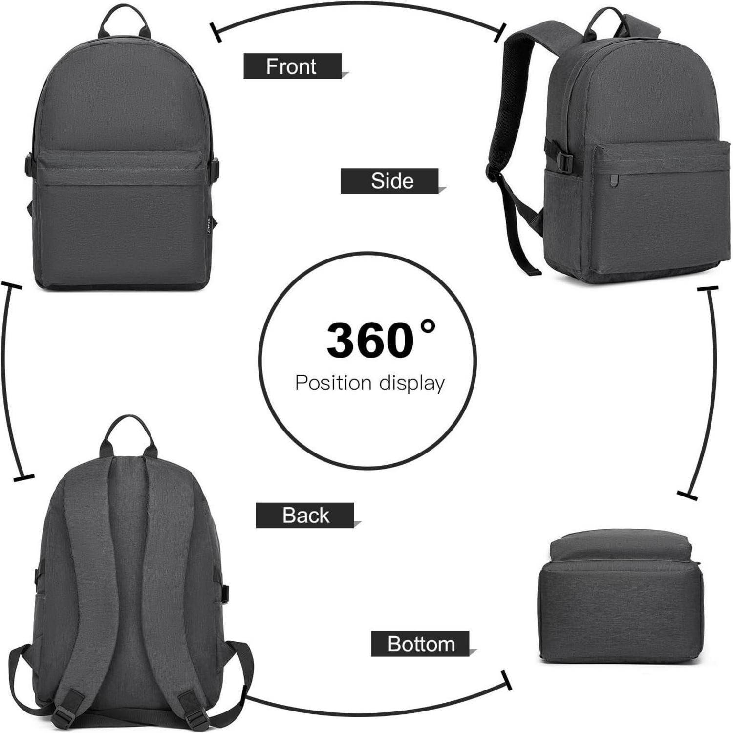 Schulrucksack College wasserabweisend leicht 15,4 Zoll Laptop