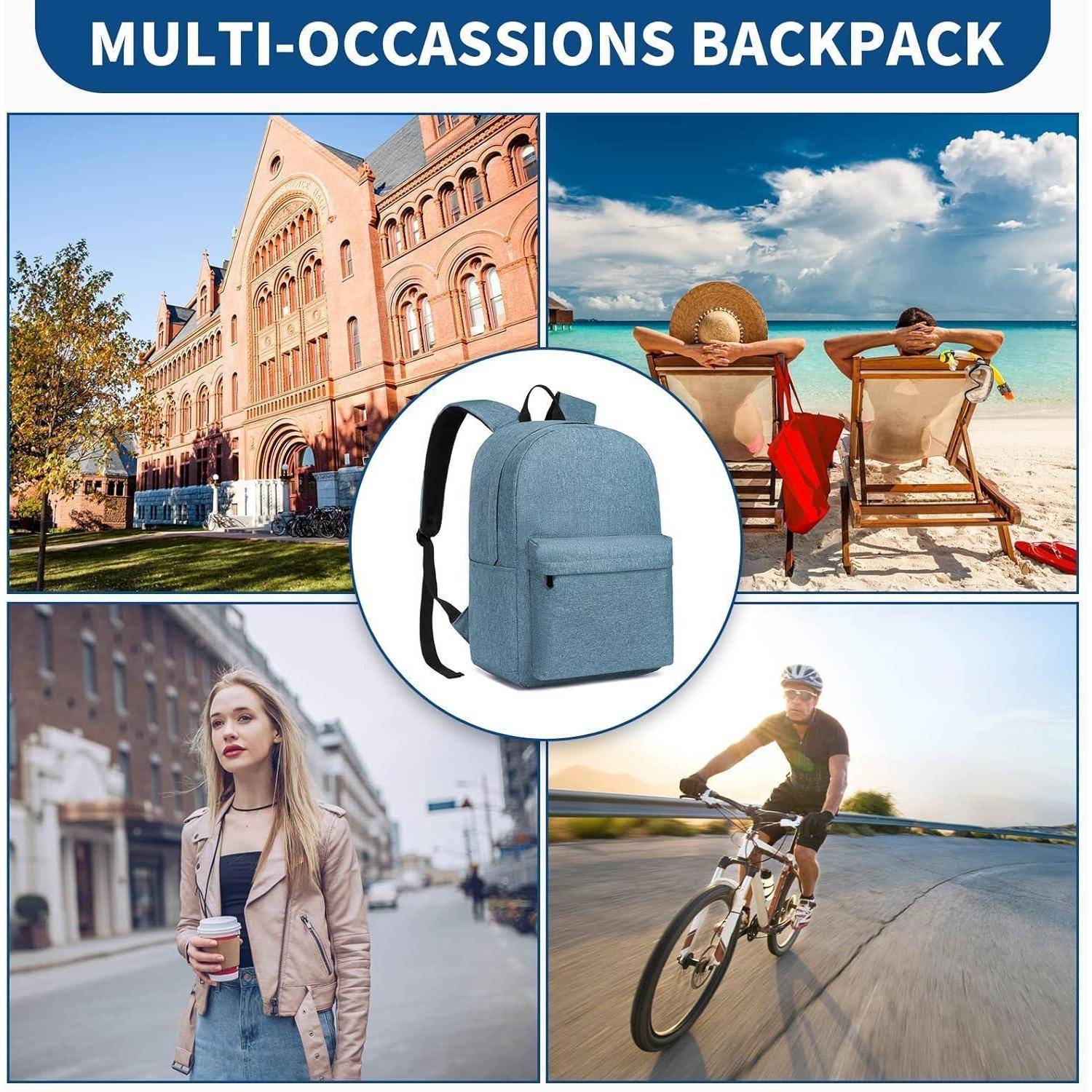 Schulrucksack College-Rucksack leichte Schultasche für