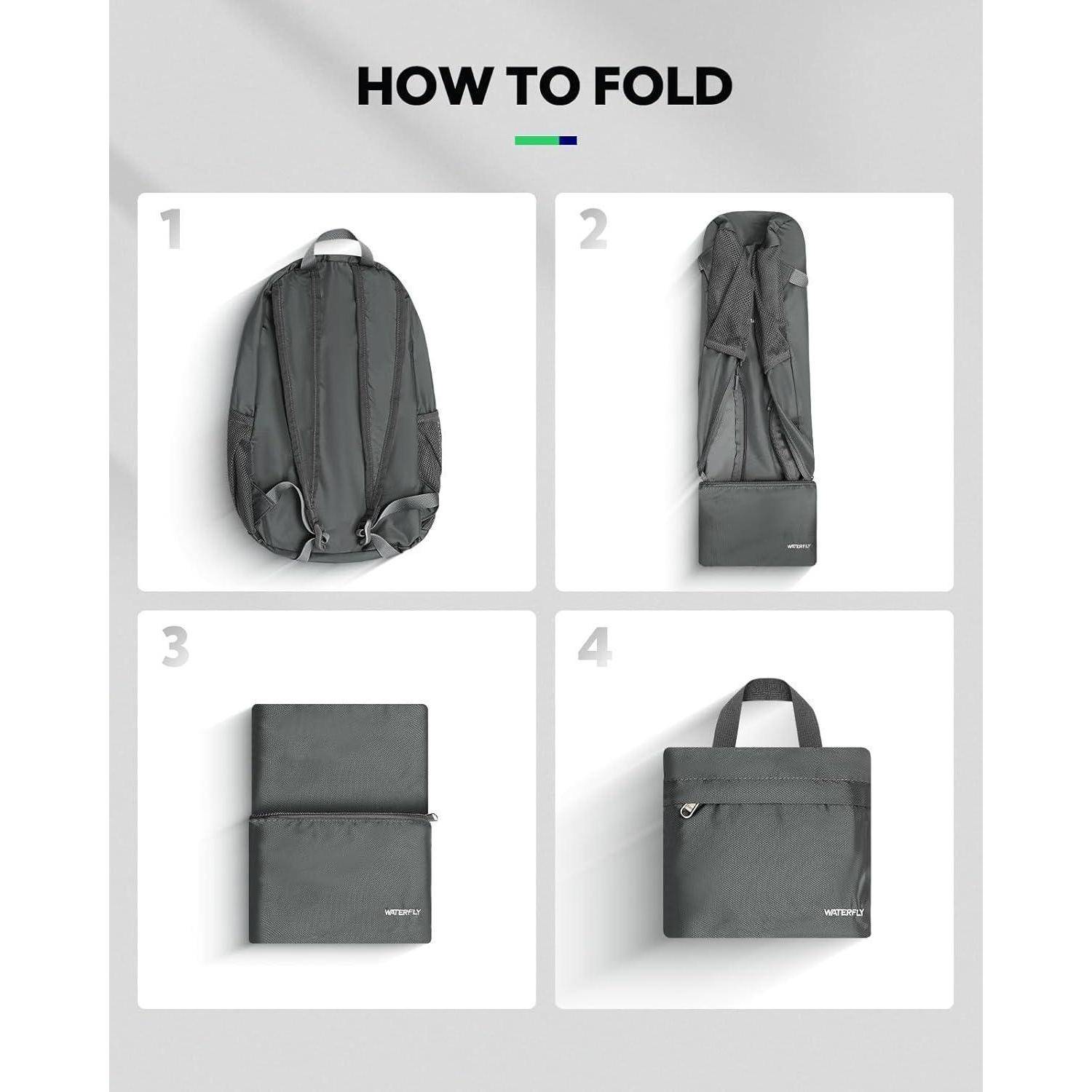 Ultraleichter Faltbarer 18L Rucksack - Ideal für