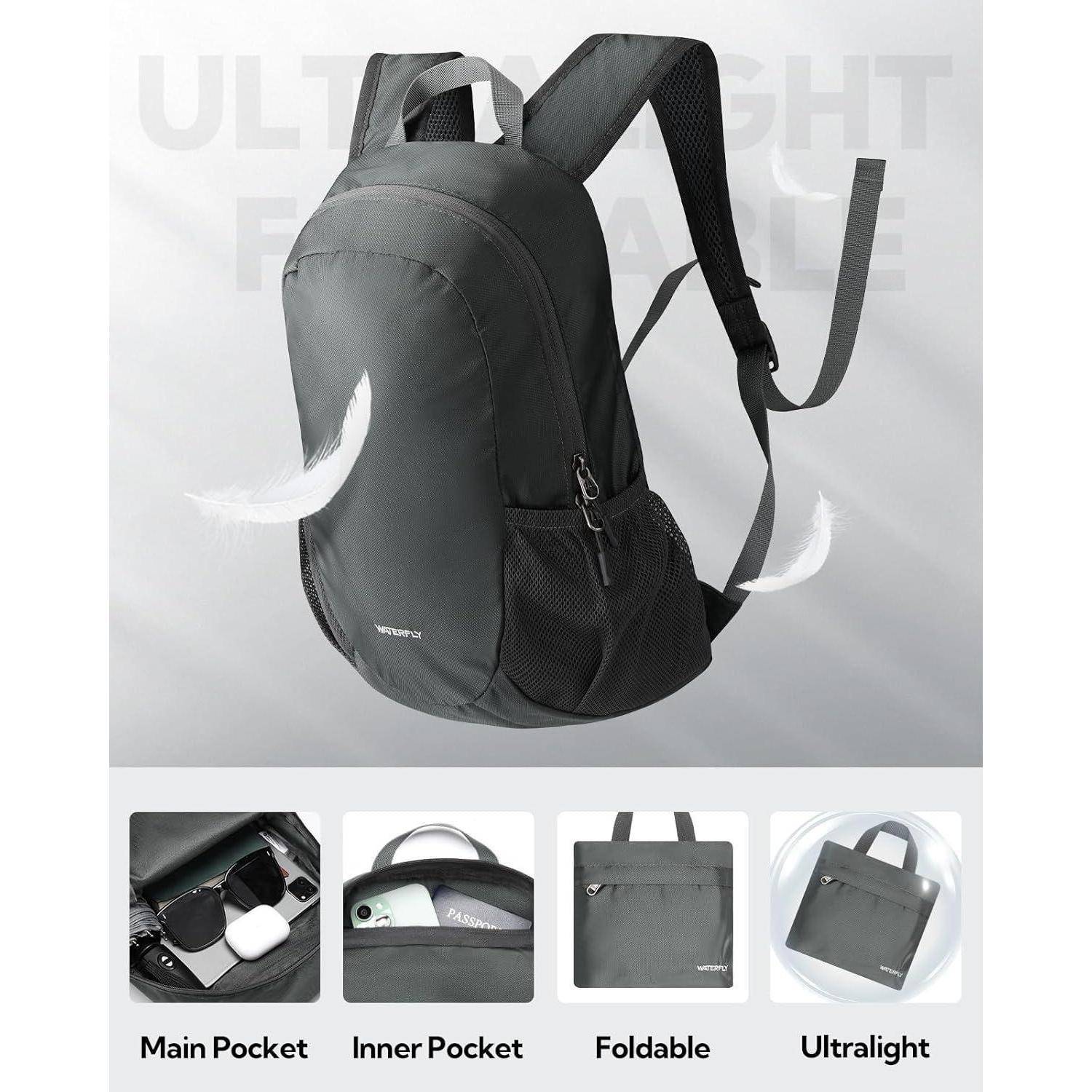 Ultraleichter Faltbarer 18L Rucksack - Ideal für