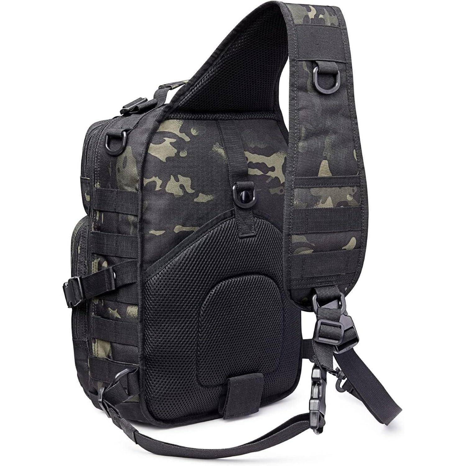Tactical Sling Rucksack Groß Militär Umhängetasche Outdoor Camping