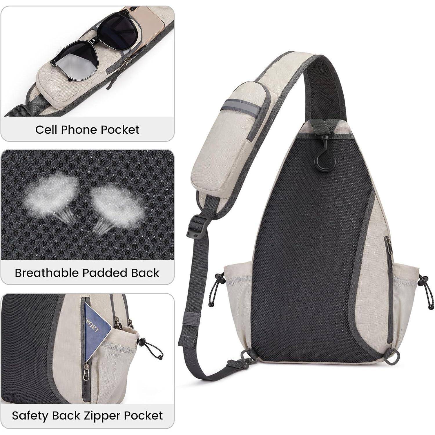 Sport-Schultertasche Pickleballtasche Brusttasche Sling Bags Herren