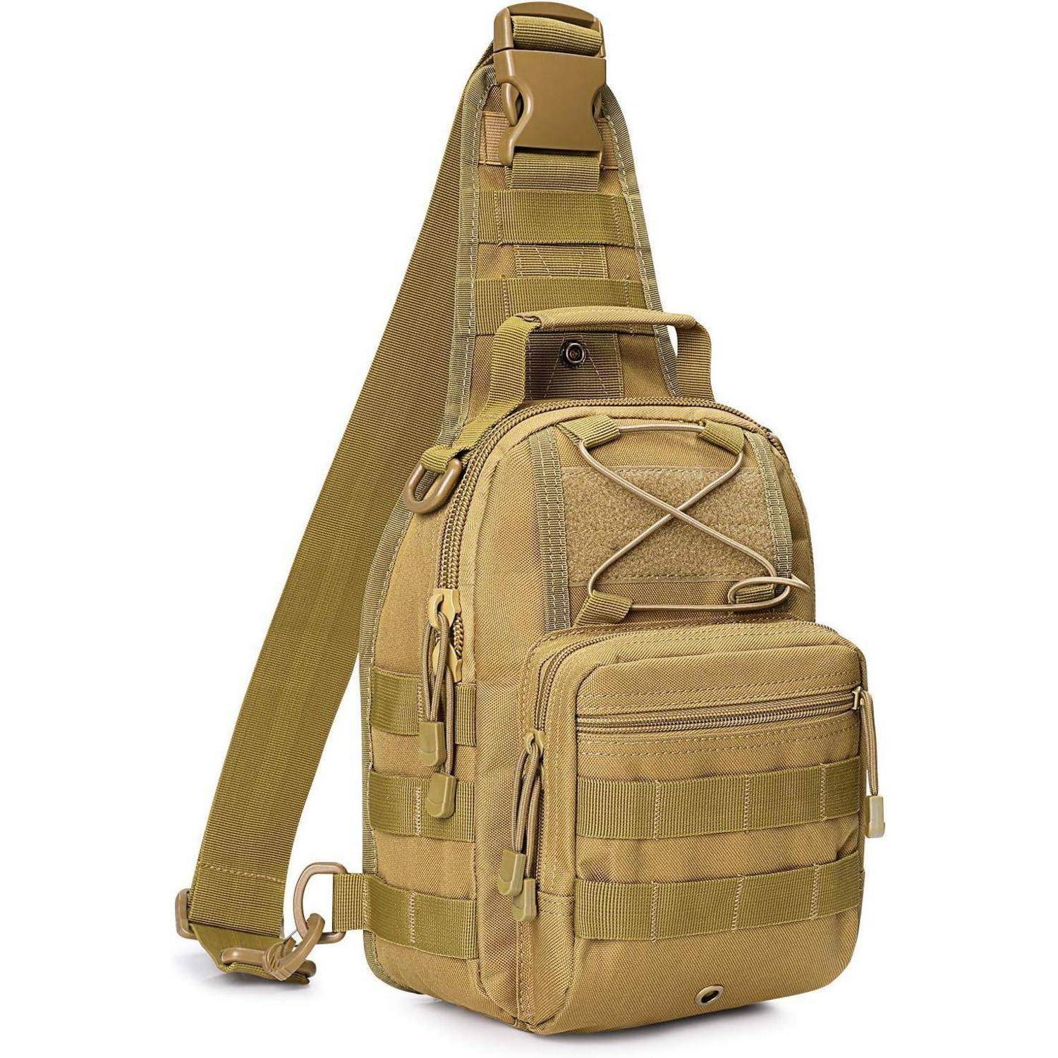 Leichter Taktischer Brustrucksack Militär Schultertasche für Outdoor