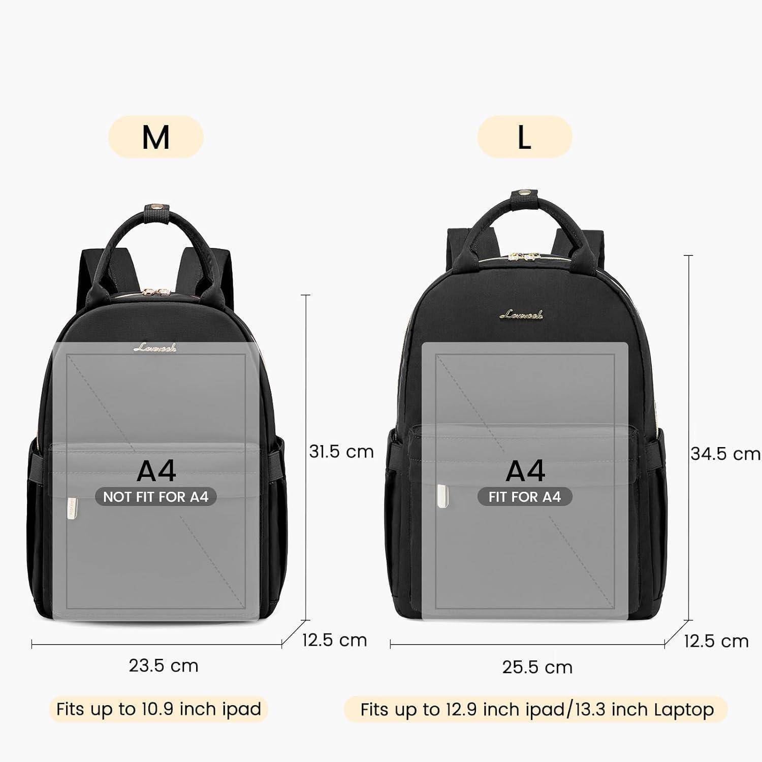 Kleiner Damen Rucksack Wasserdicht Mini Cityrucksack 2in1 in Lederoptik