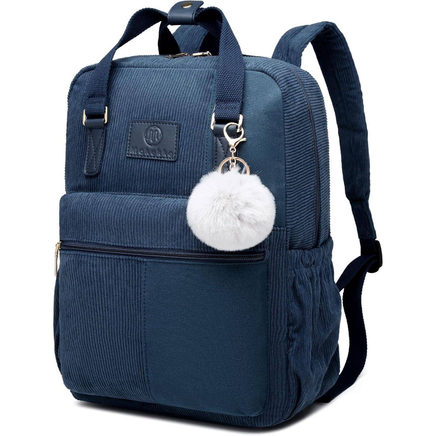 Cord Rucksack Damen Herren Anti-Theft Tasche Casual Schultasche