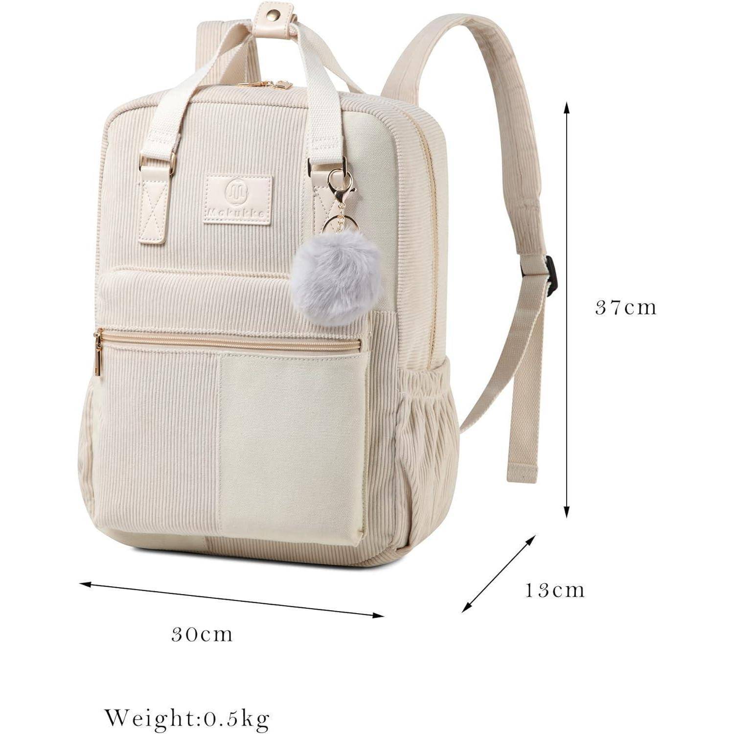 Cord Rucksack Damen Herren Anti-Theft Tasche Casual Schultasche