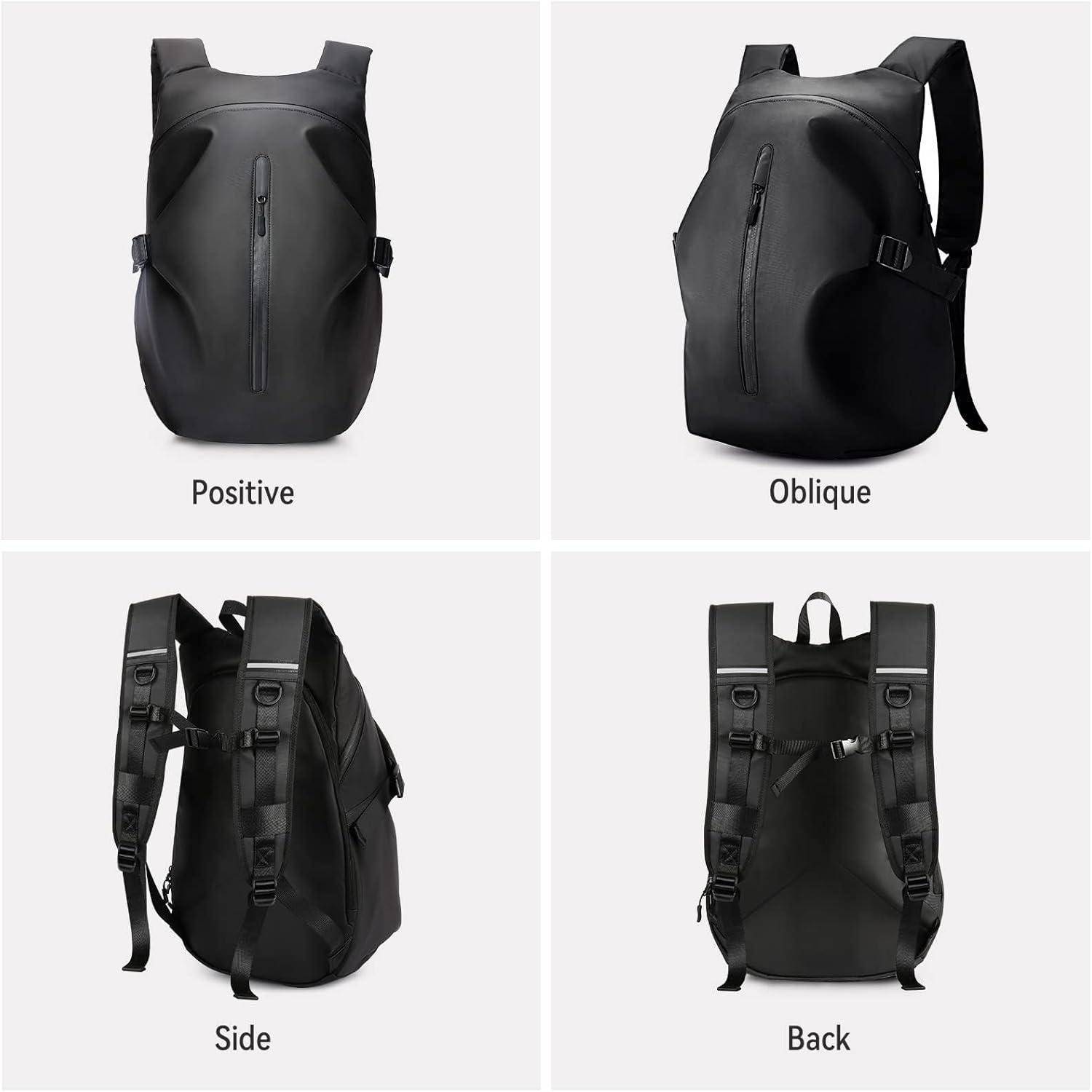 Motorradrucksack Herren wasserdicht Helmrucksack Laptoptasche