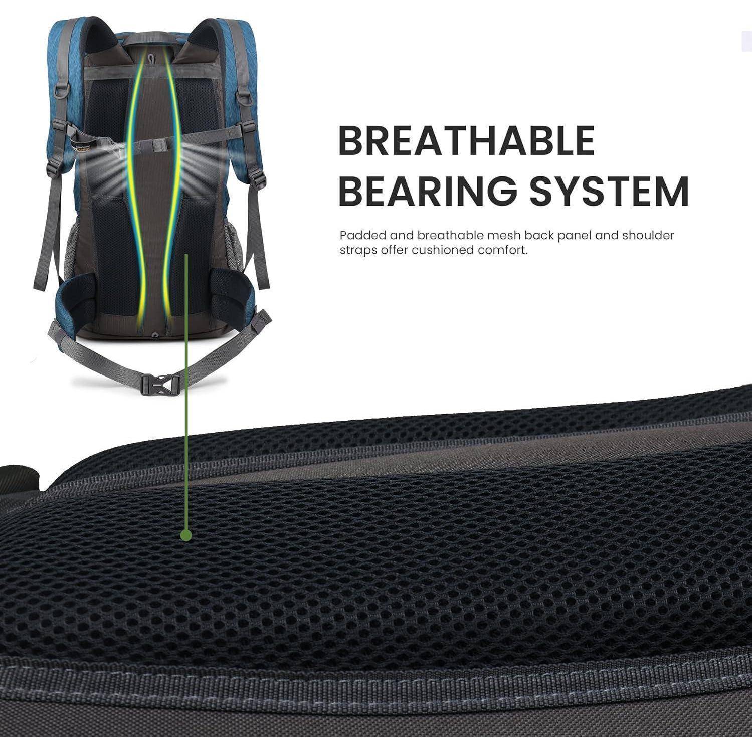 Wanderrucksack 40L Herren Damen Trekkingrucksack Backpacker Outdoor