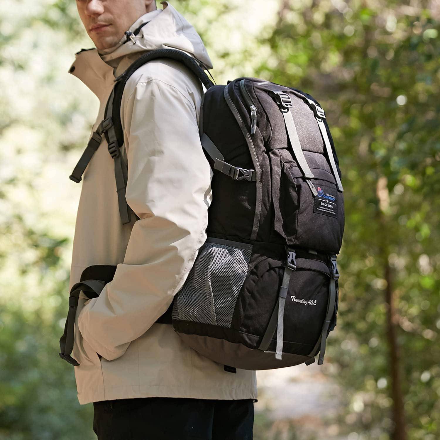 Wanderrucksack 40L Herren Damen Trekking Outdoor Camping Rucksack