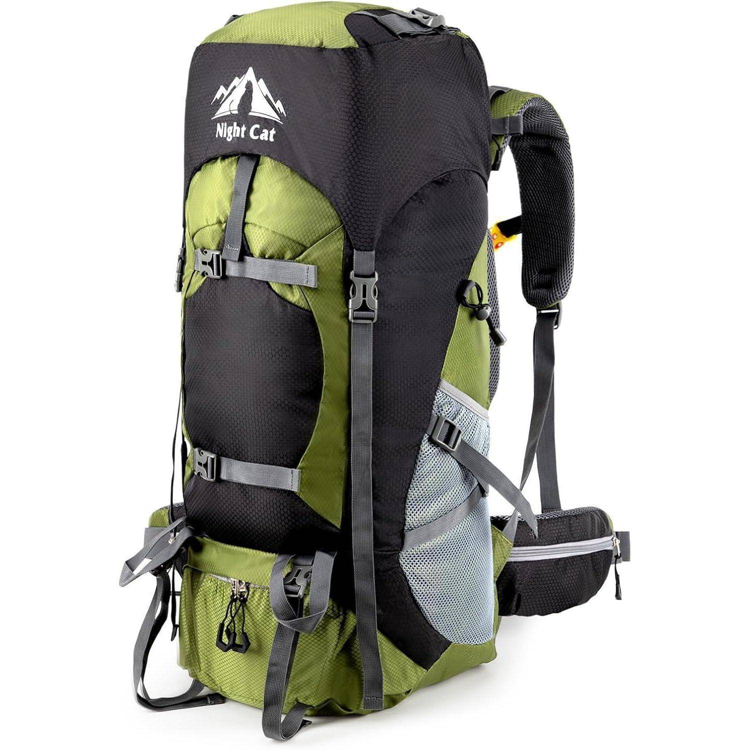 Wanderrucksack Trekkingrucksack Reiserucksack 90L Herren 70L Armeegrün