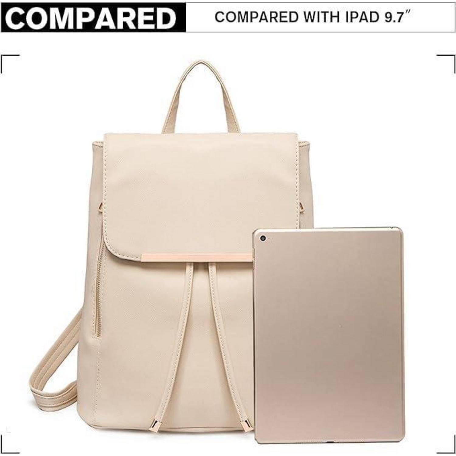 Damen Rucksack Klein Wasserdicht Cityrucksack PU Leder Modern Reisen