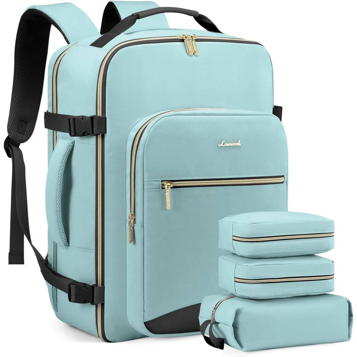 Handgepäck Rucksack 40L Damen Flugzeug Reiserucksack Laptop Business