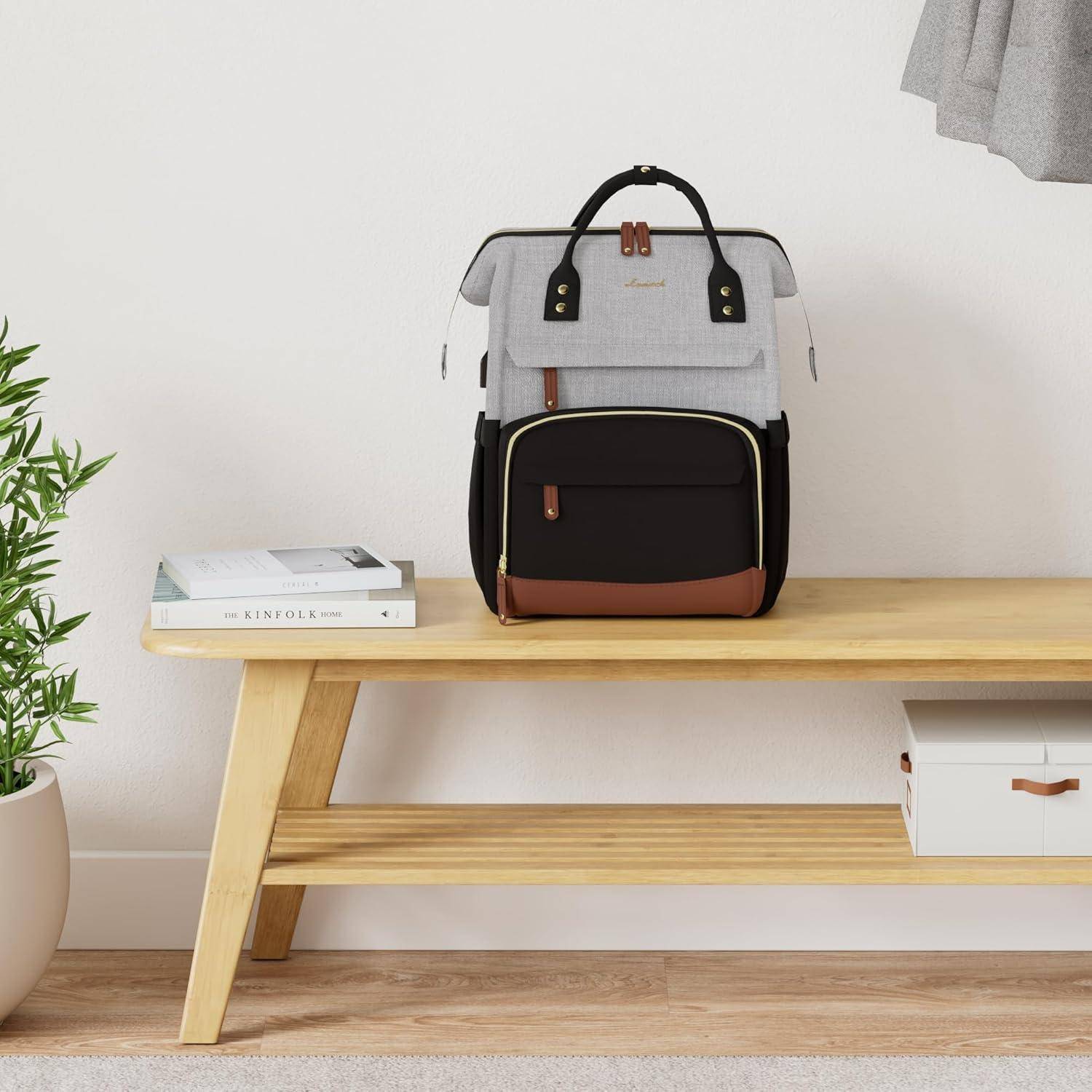 Damen Rucksack Laptop 15.6 Zoll Schulrucksack Mädchen Wasserdicht