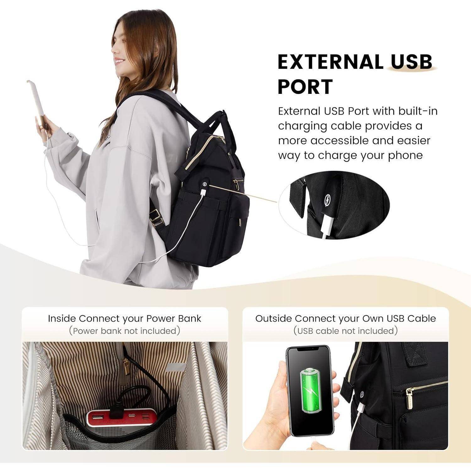 Schulrucksack Jungen Teenager 17 Zoll Laptop Rucksack Damen