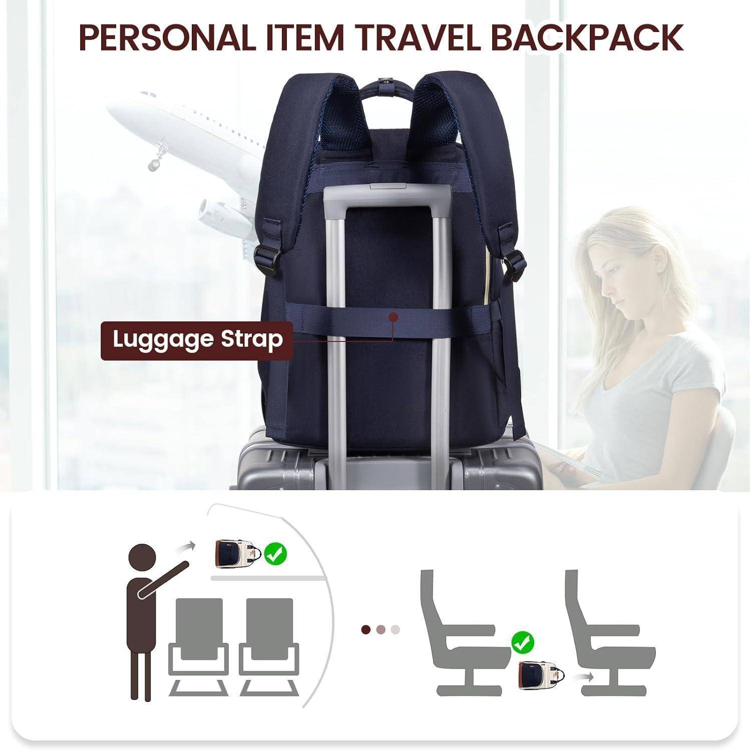 Damen Laptop Rucksack 15.6 Zoll Schulrucksack Mädchen Teenager