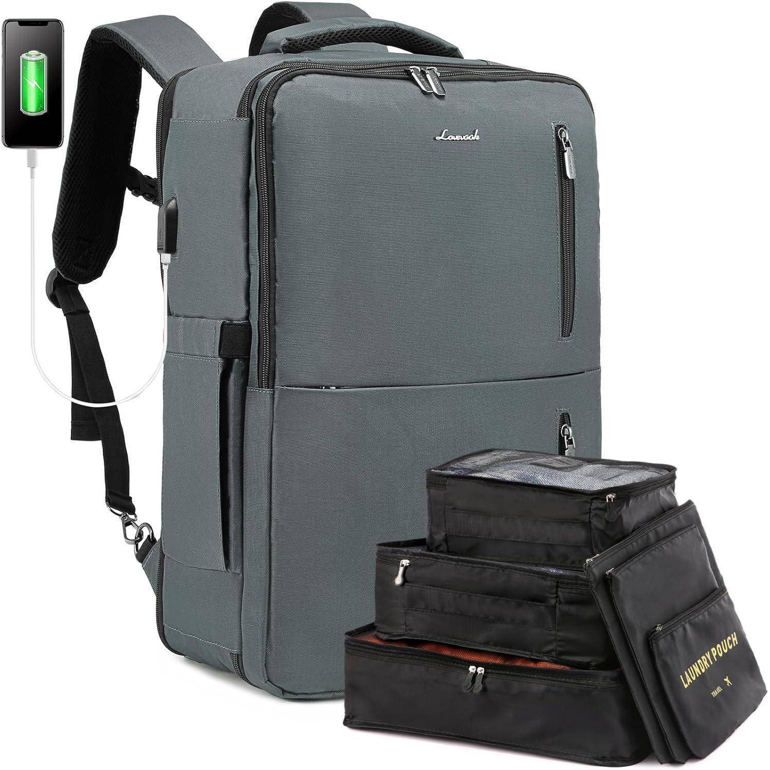 Rucksack Handgepäck abnehmbarer wasserdichter Laptop 17 Zoll Kabine