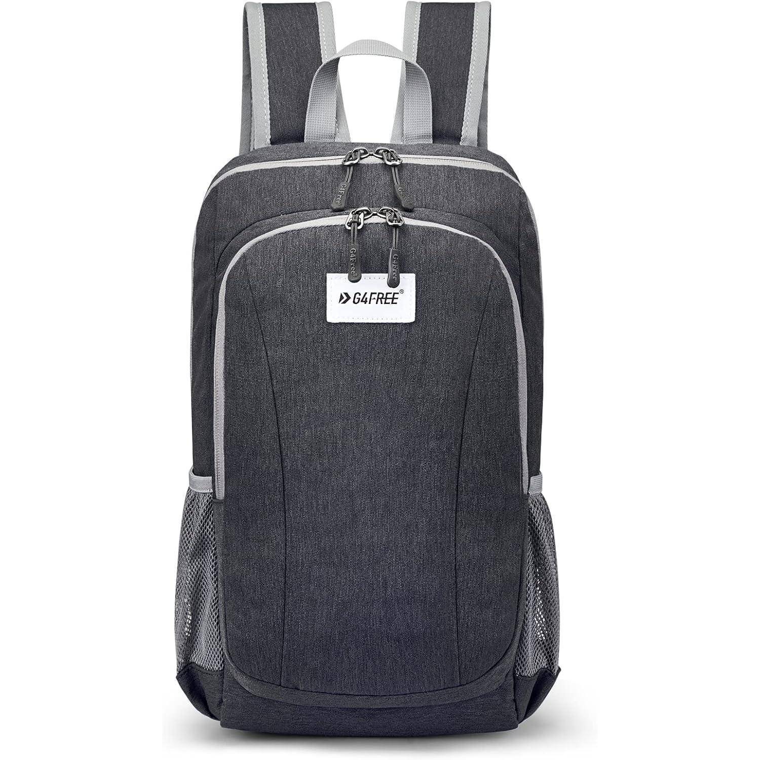 Wanderrucksack 10L Mini Multifunktions Damen Herren Dunkelgrau
