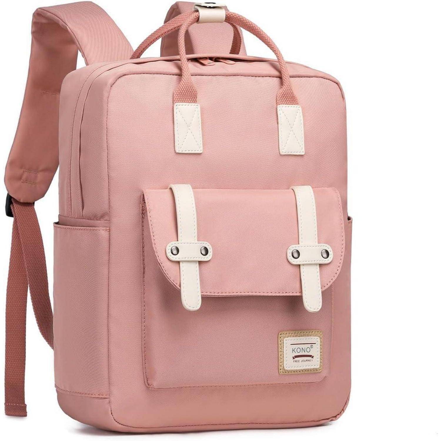Schulrucksack Unisex College 13 Zoll Laptop Rosa