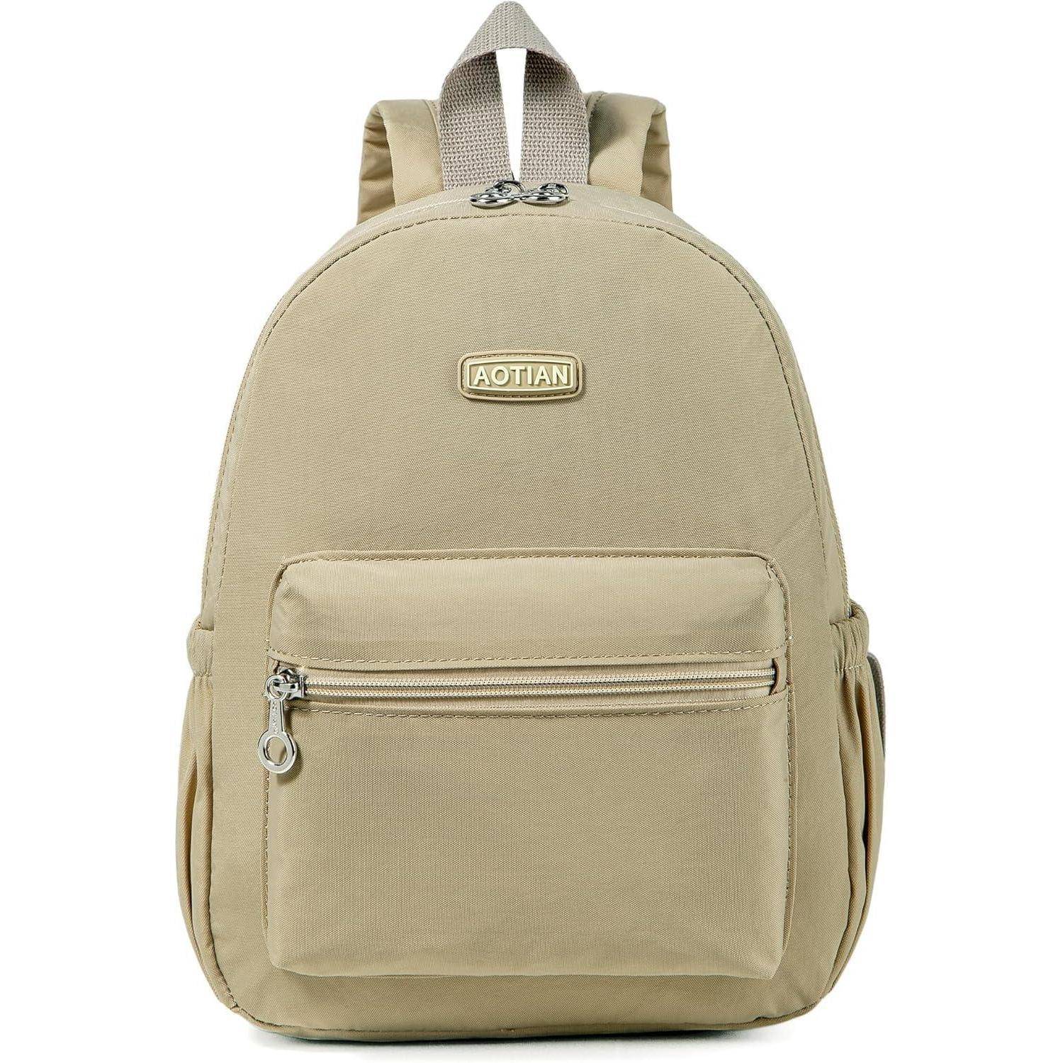 Rucksack Damen Mini Leicht Klein Schultertasche Daypack 7L Khaki