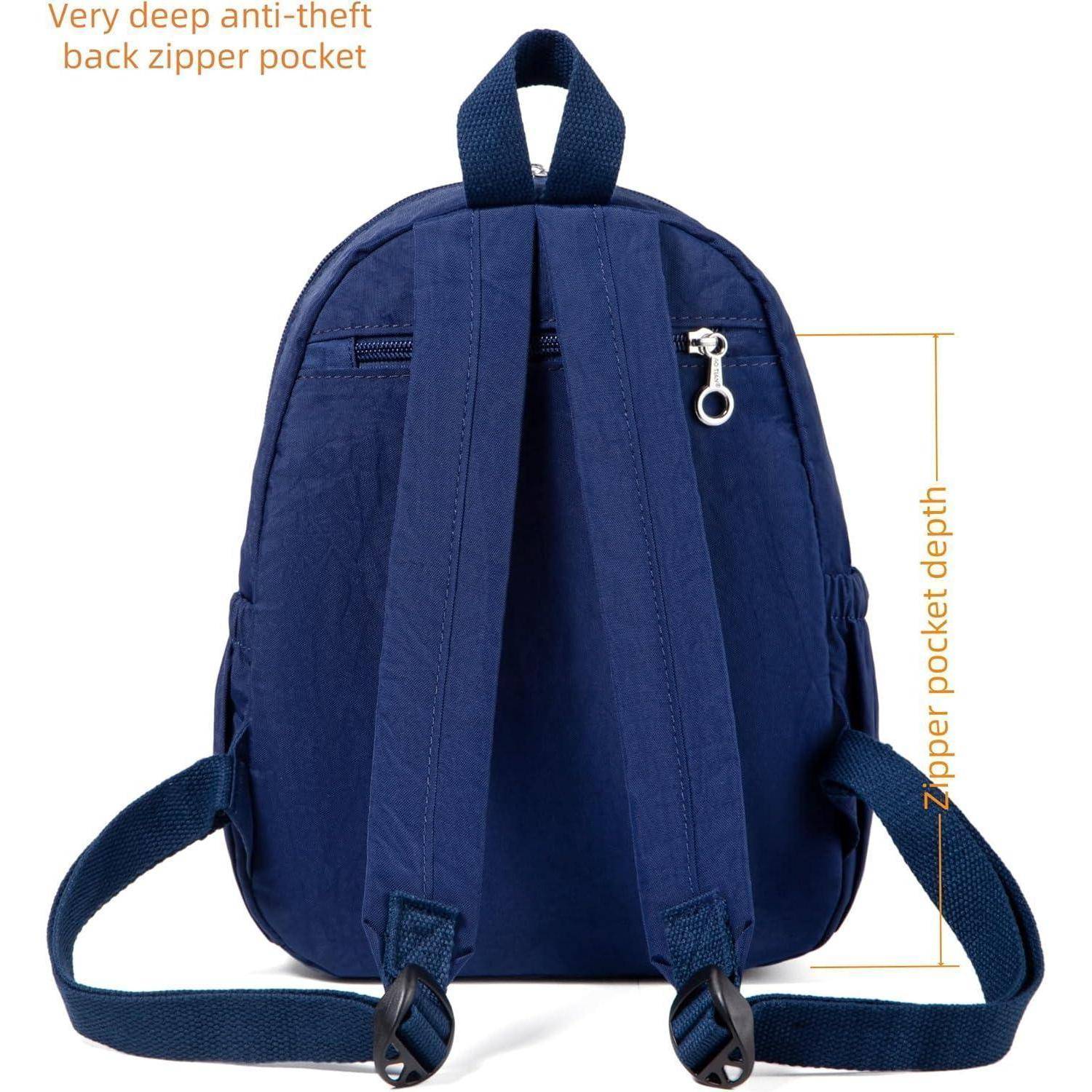 Rucksack Damen Mini Leicht Schultertasche Daypack 7L Blau