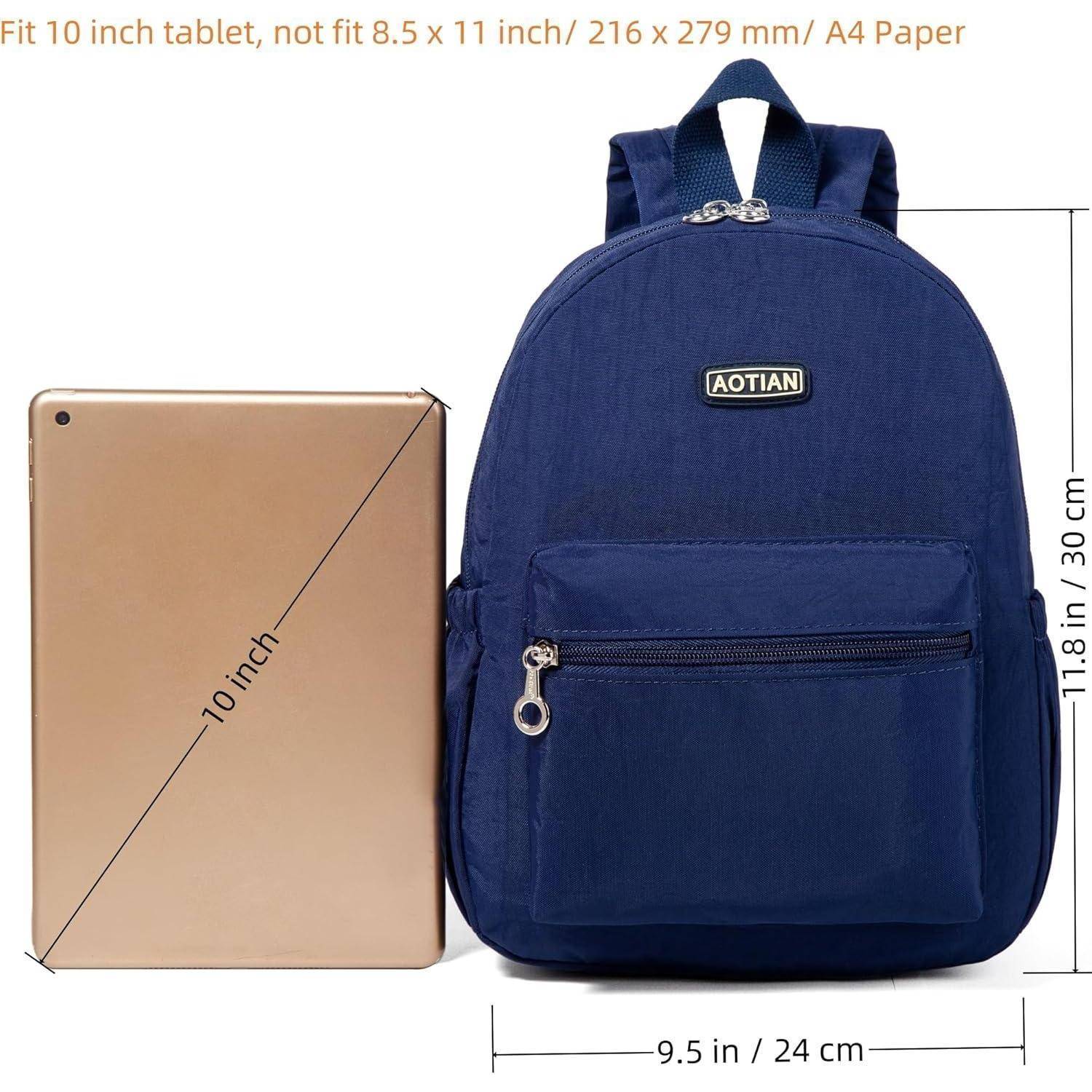 Rucksack Damen Mini Leicht Schultertasche Daypack 7L Blau